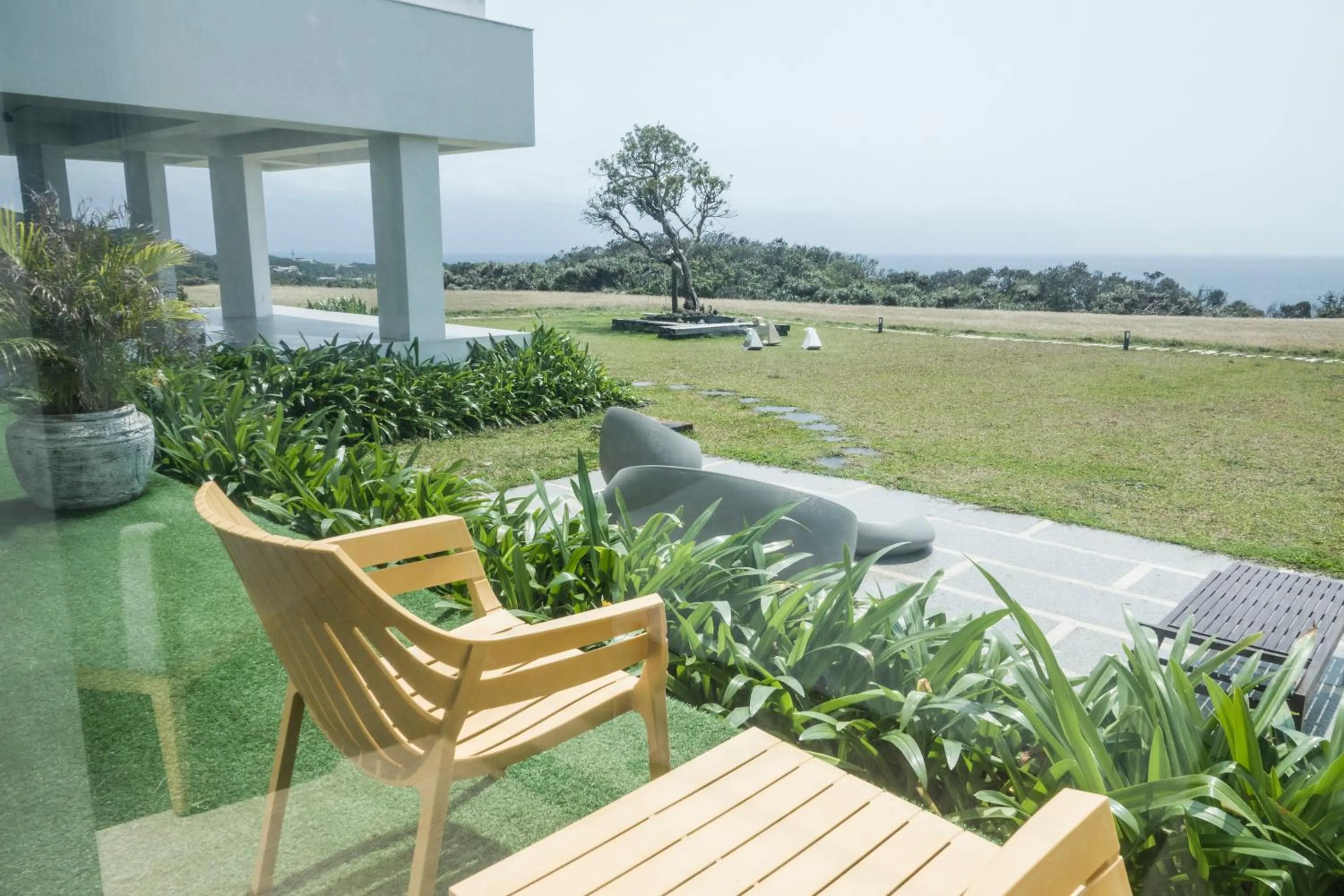 Patio in Sunlight On the Peninsula