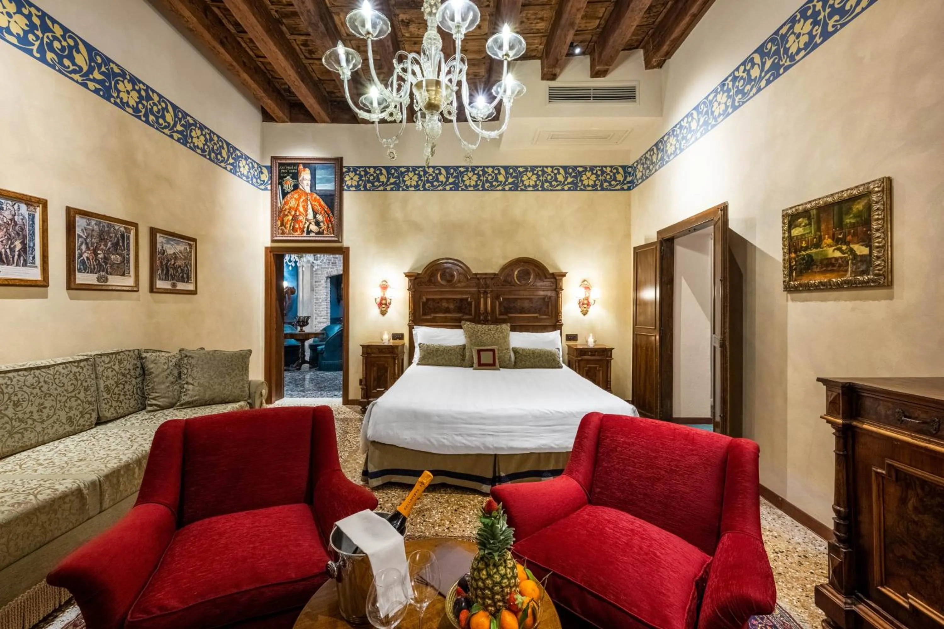 Bedroom, Bed in Hotel Palazzo Priuli