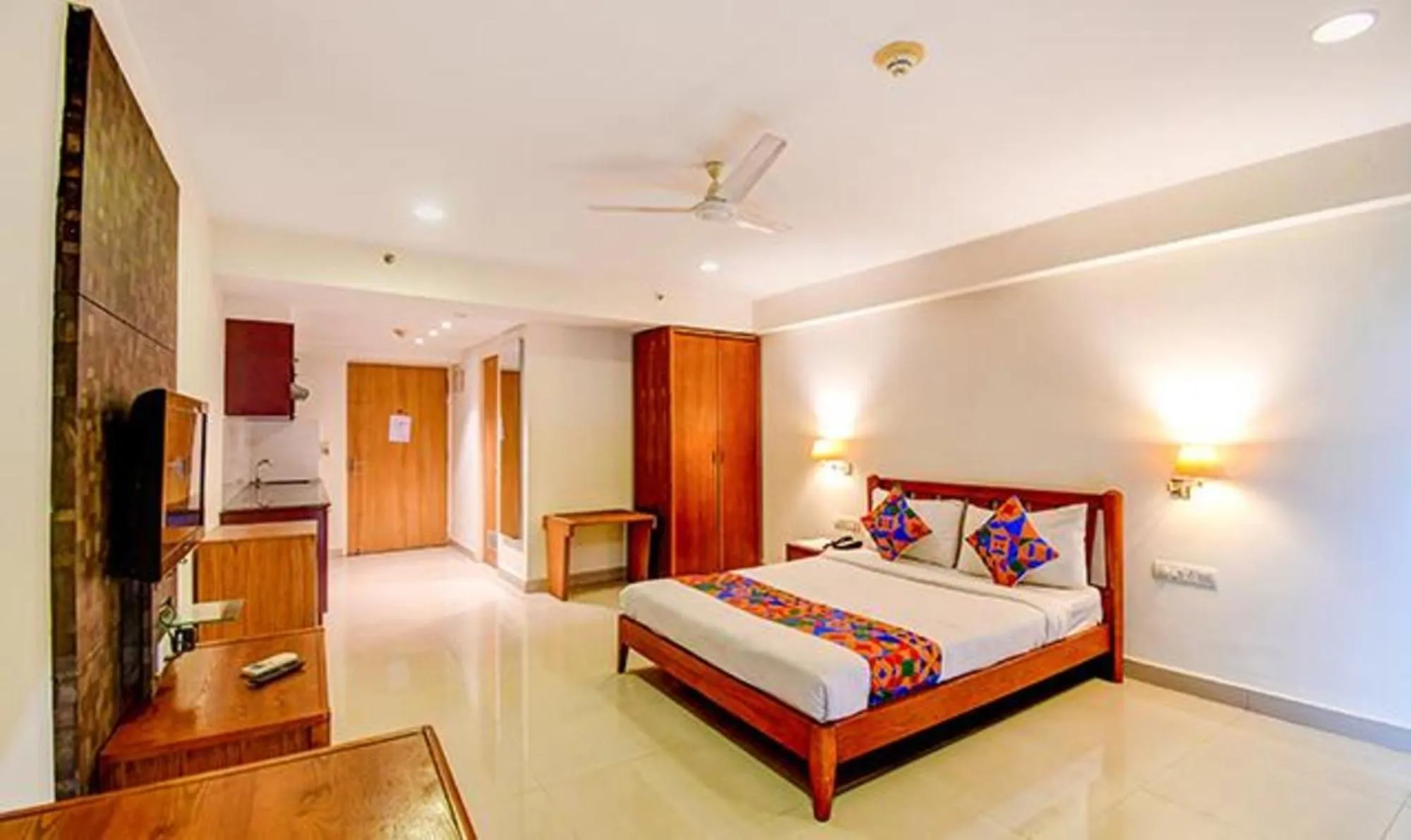 Bed in FabHotel Indeedcare Hotel & Resorts - Nr Kolkata Airport