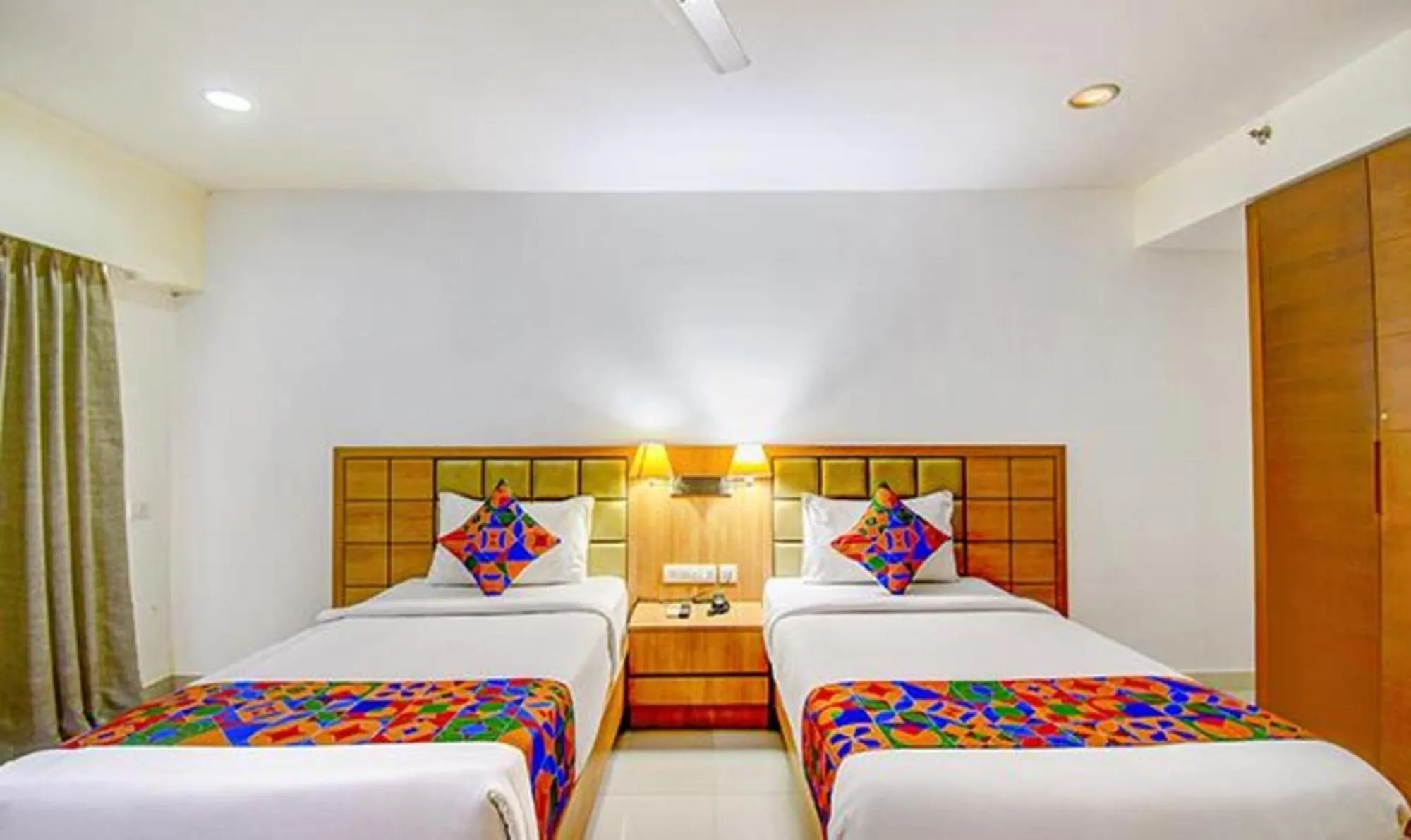 Bed in FabHotel Indeedcare Hotel & Resorts - Nr Kolkata Airport