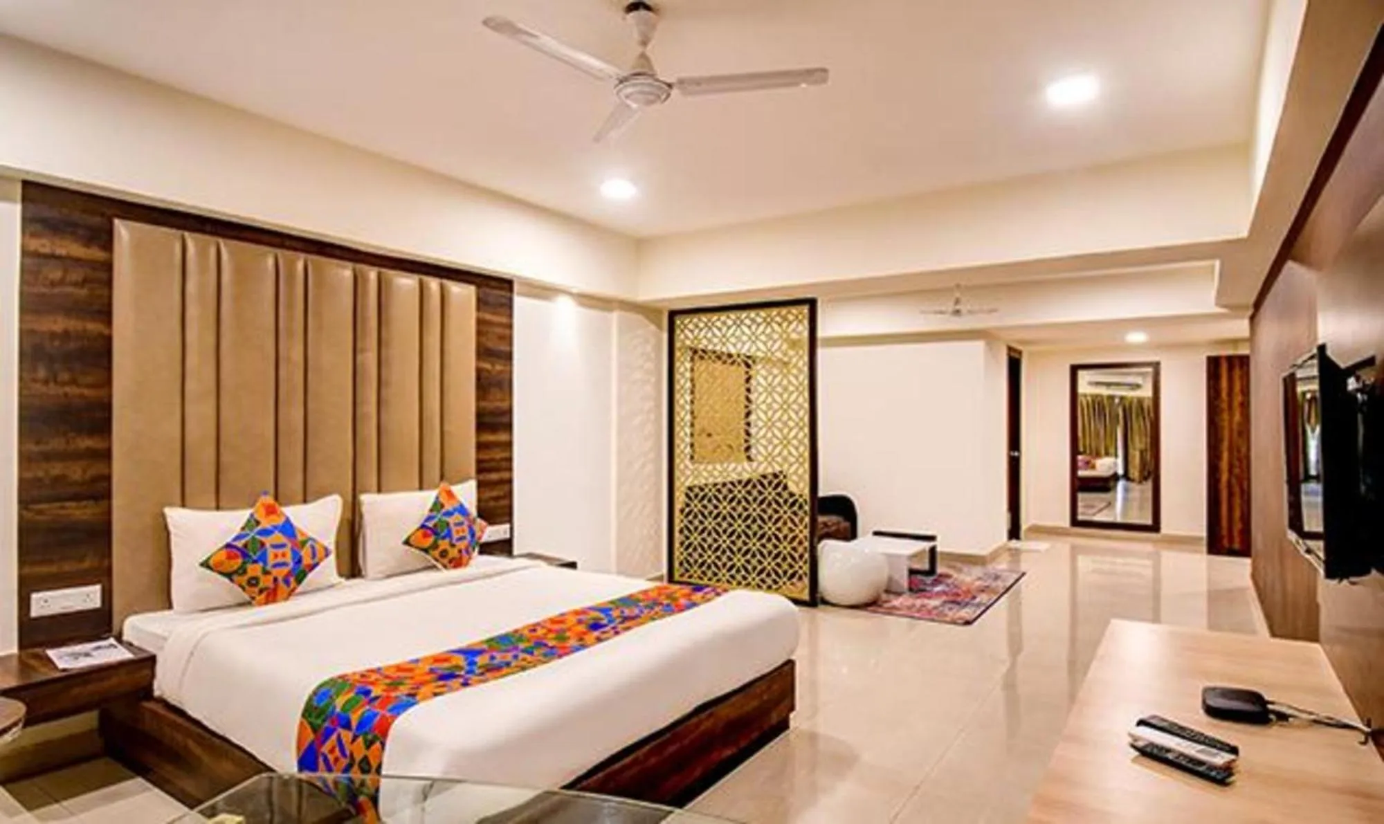 Bed in FabHotel Indeedcare Hotel & Resorts - Nr Kolkata Airport