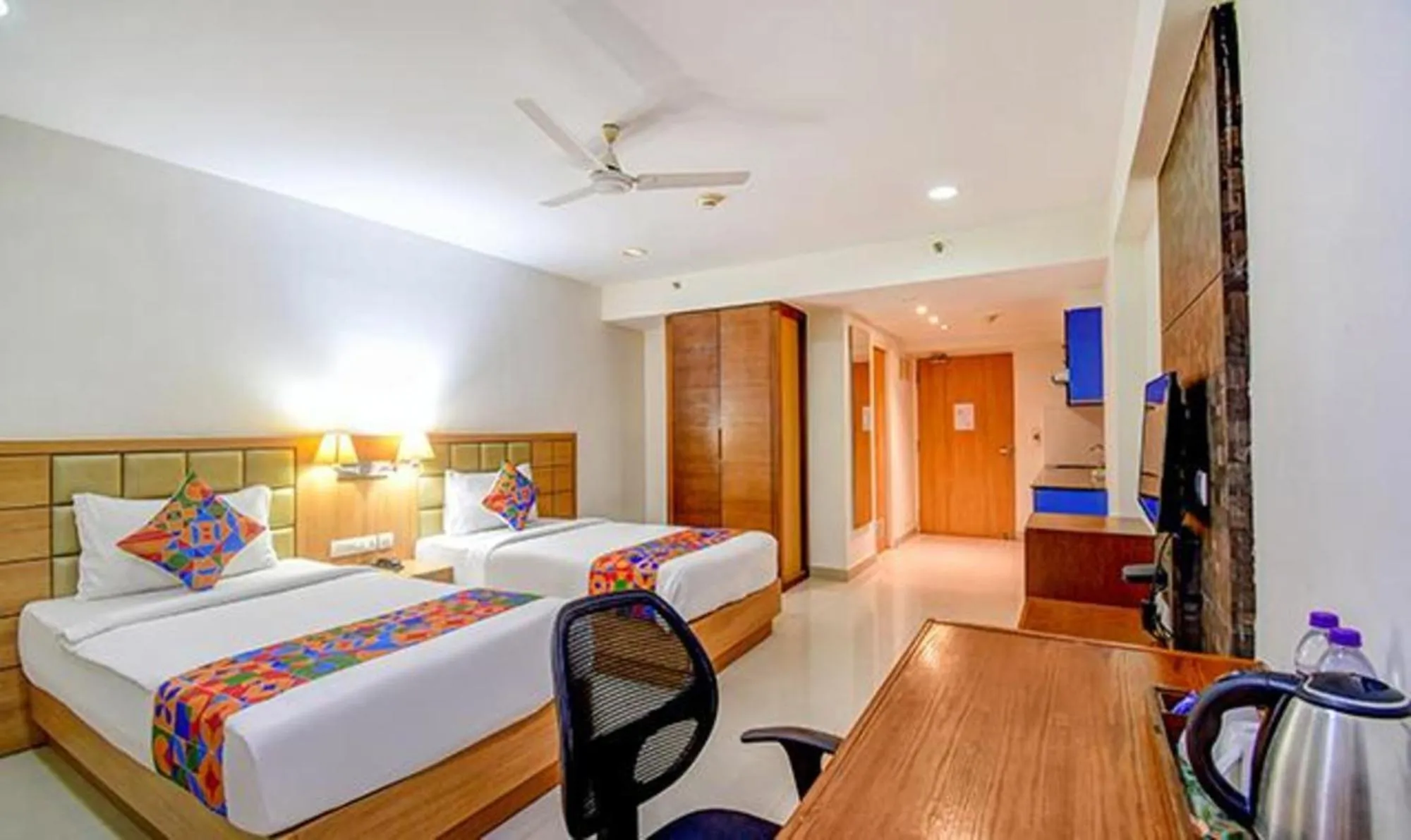 Bed in FabHotel Indeedcare Hotel & Resorts - Nr Kolkata Airport