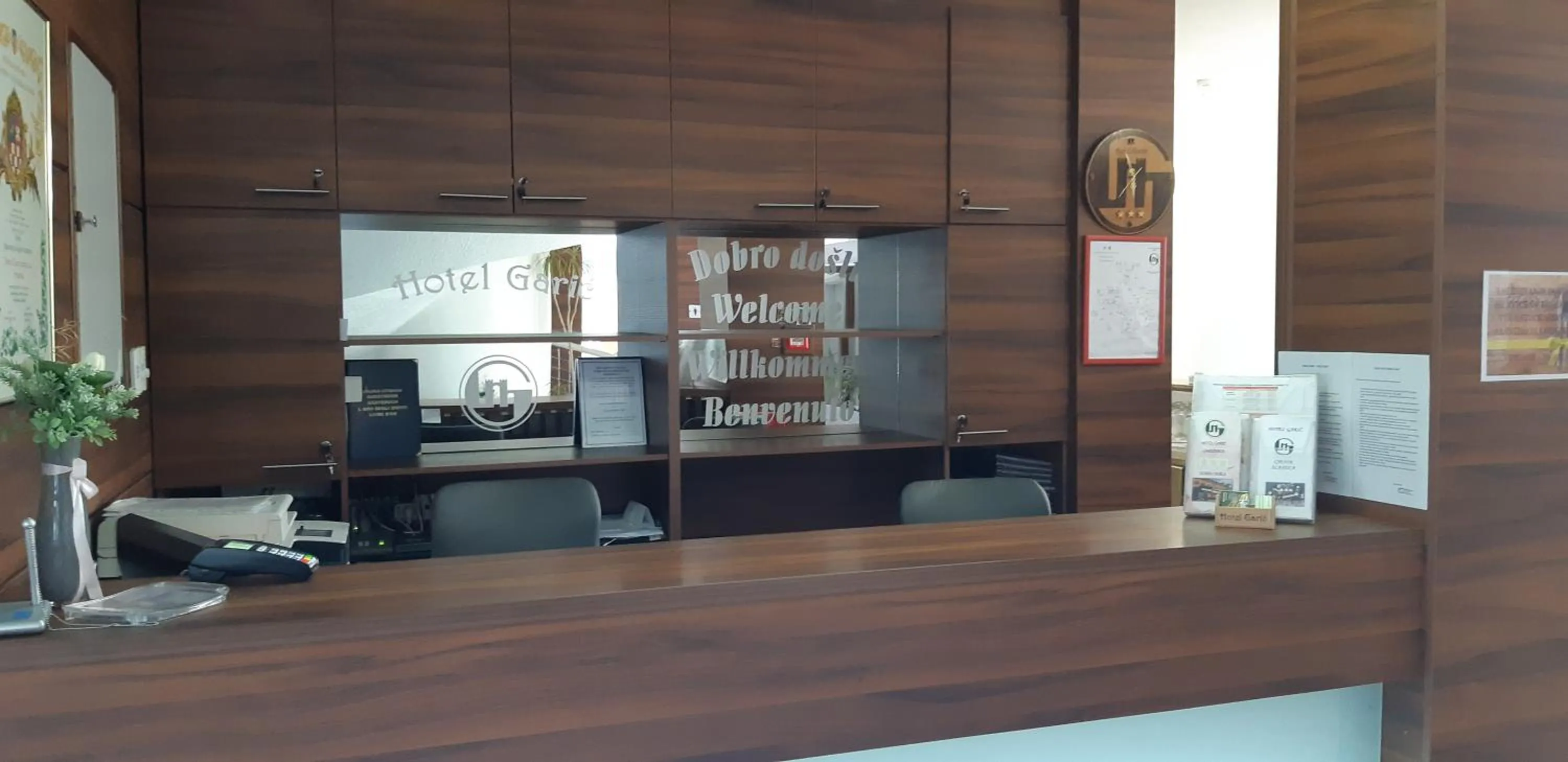 Lobby or reception in Hotel Garić