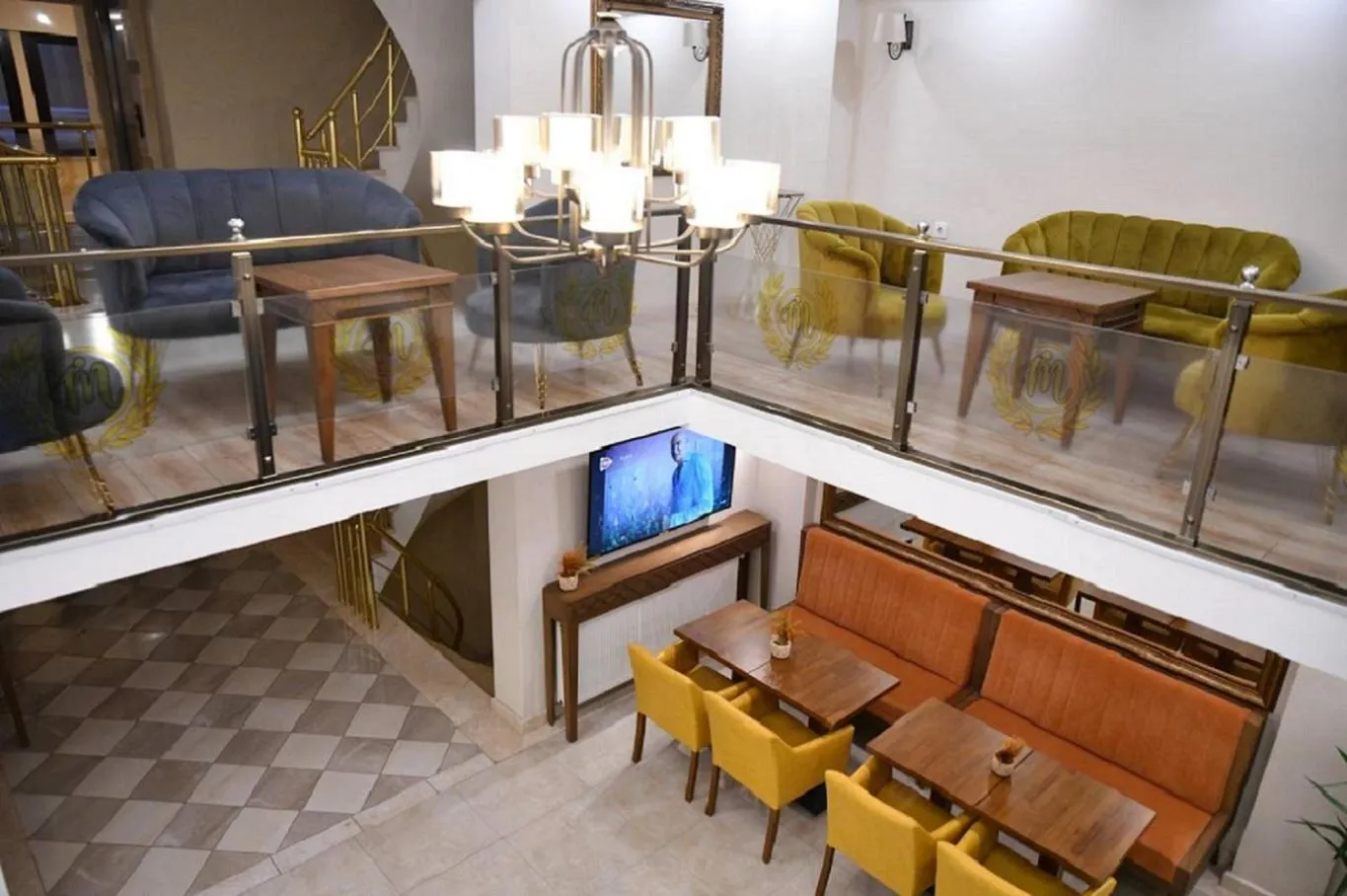 Seating area in Hotel Mavirem