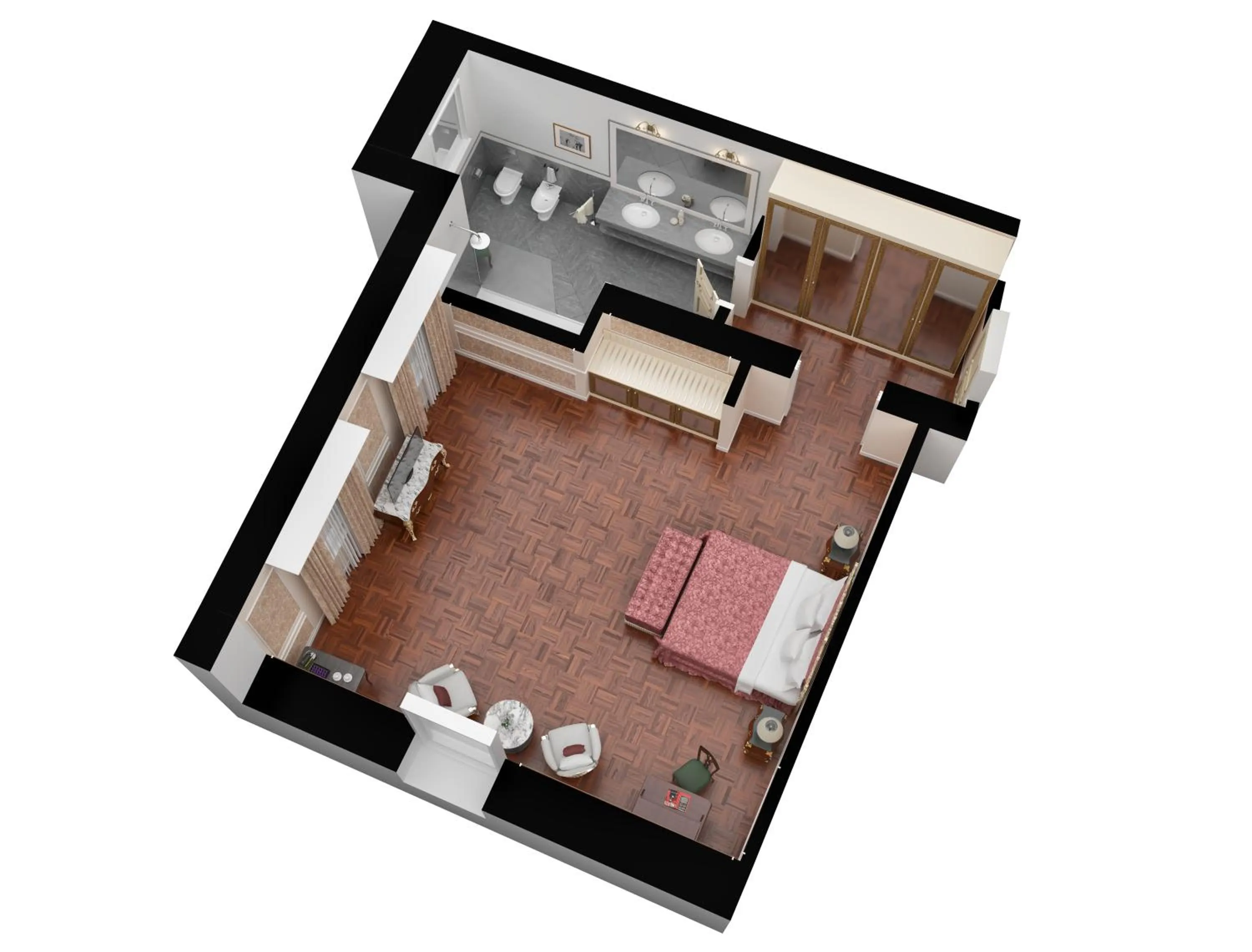 Floor plan in Baglioni Hotel Luna - The Leading Hotels of the World