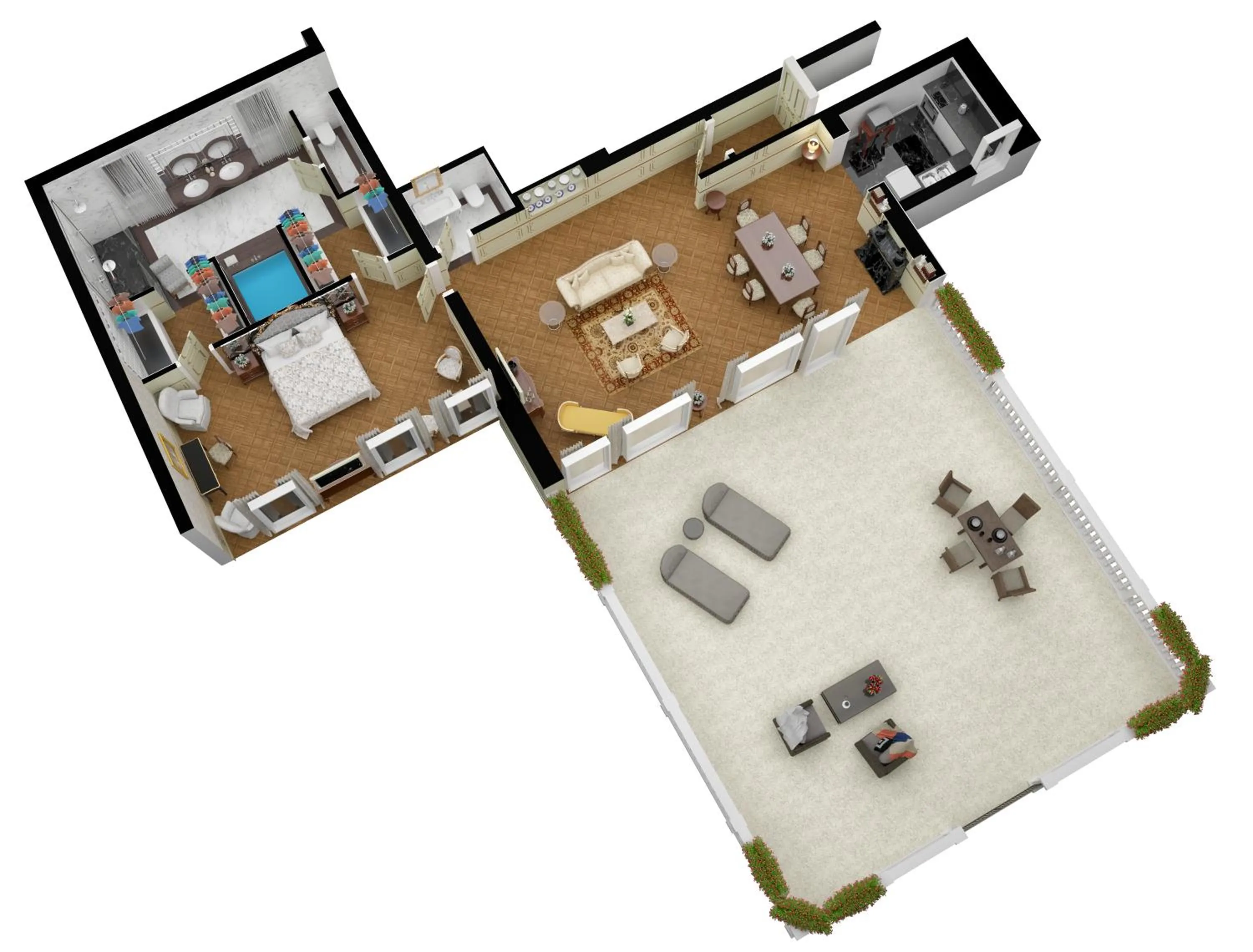 Floor plan in Baglioni Hotel Luna - The Leading Hotels of the World