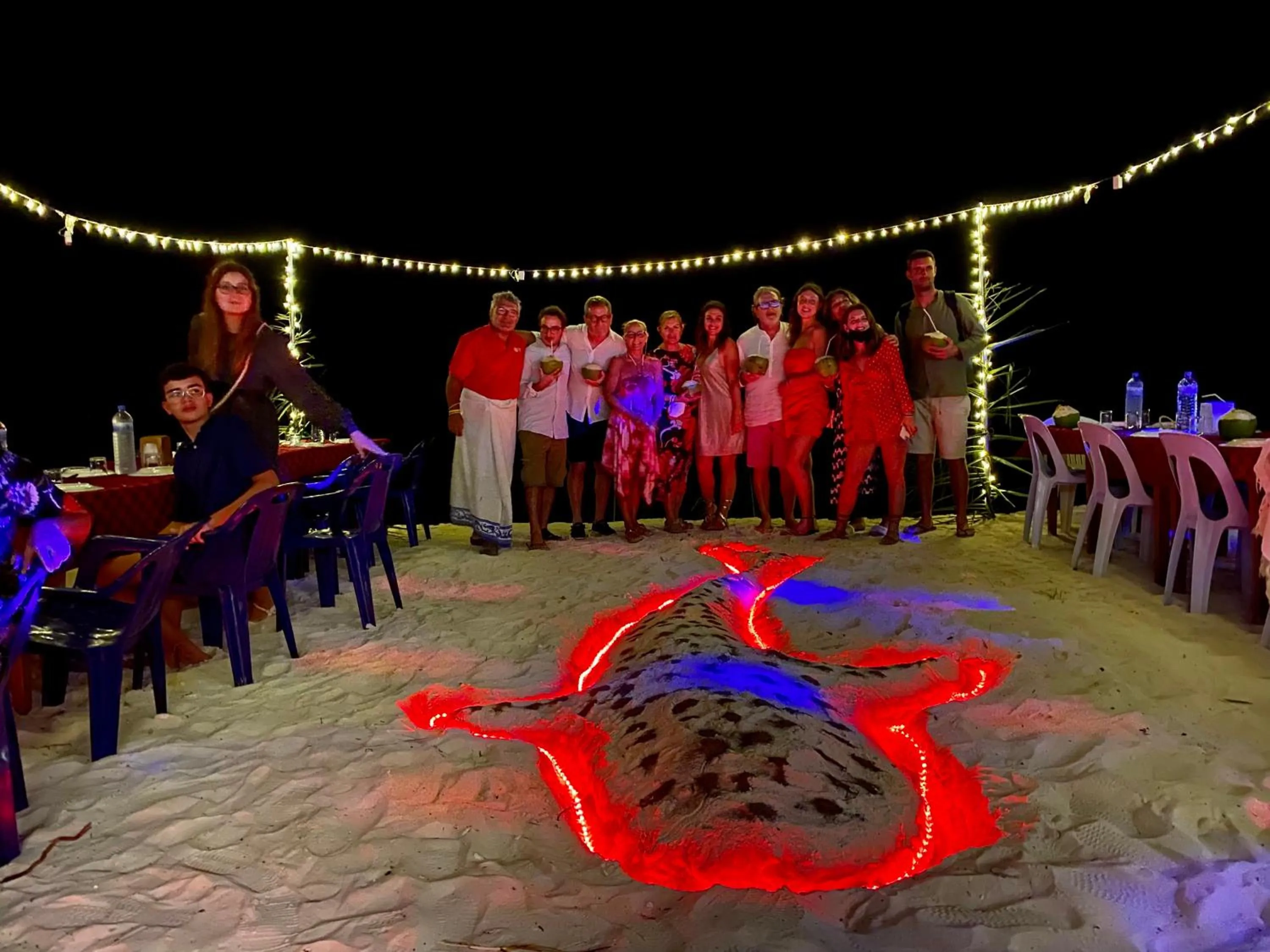 Night in VIVA Beach Maldives