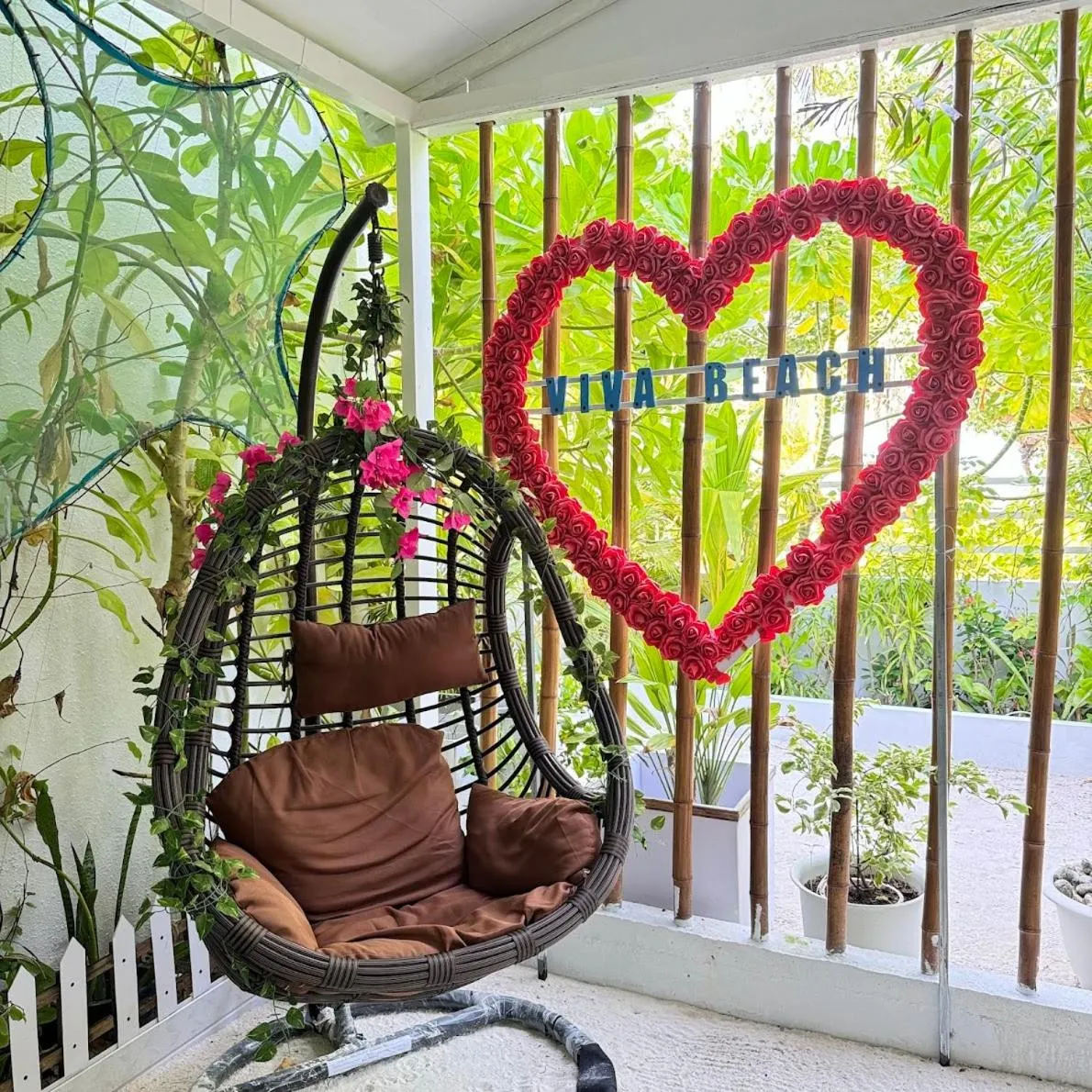 Garden view in VIVA Beach Maldives