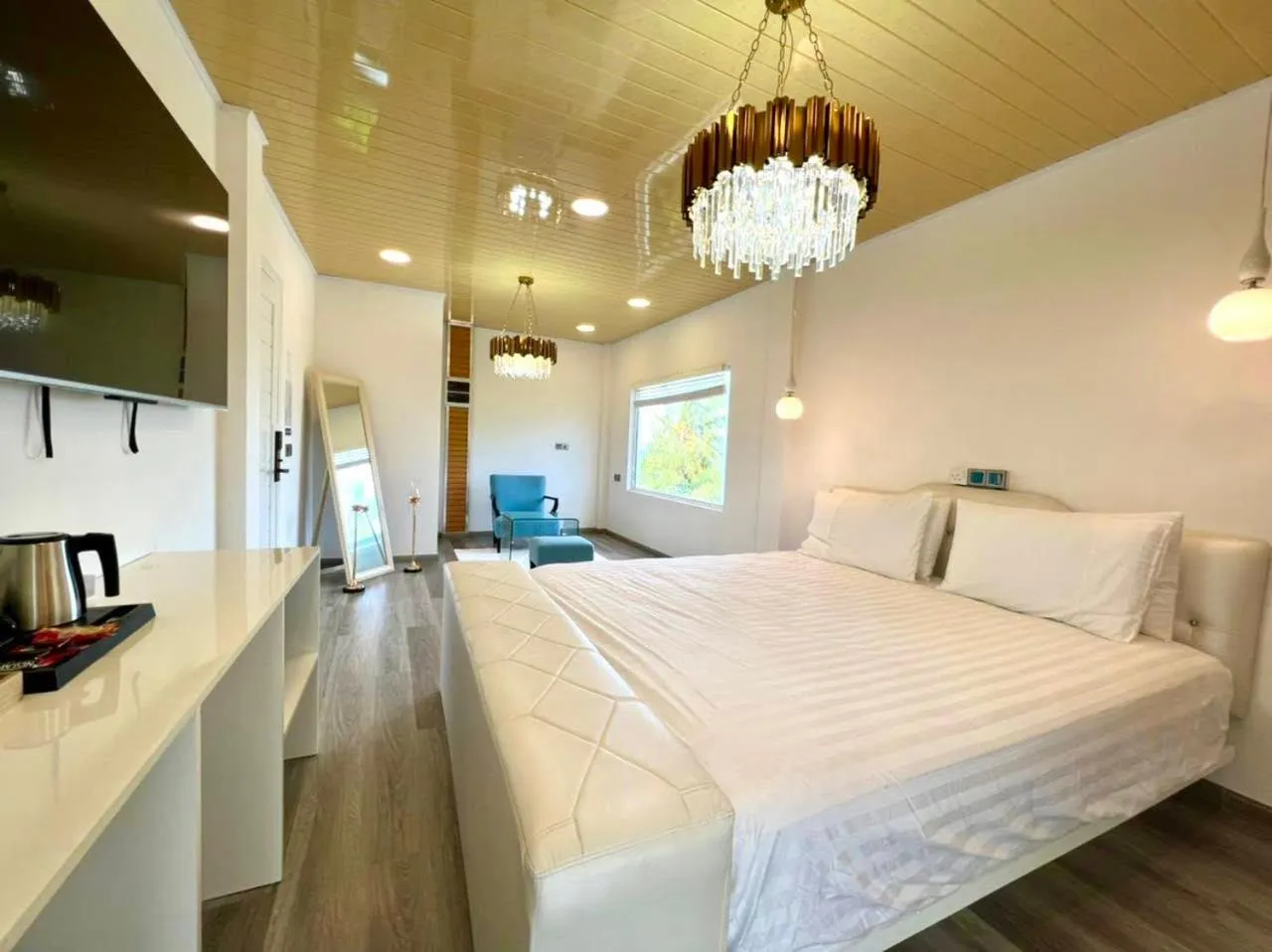 Bed in VIVA Beach Maldives