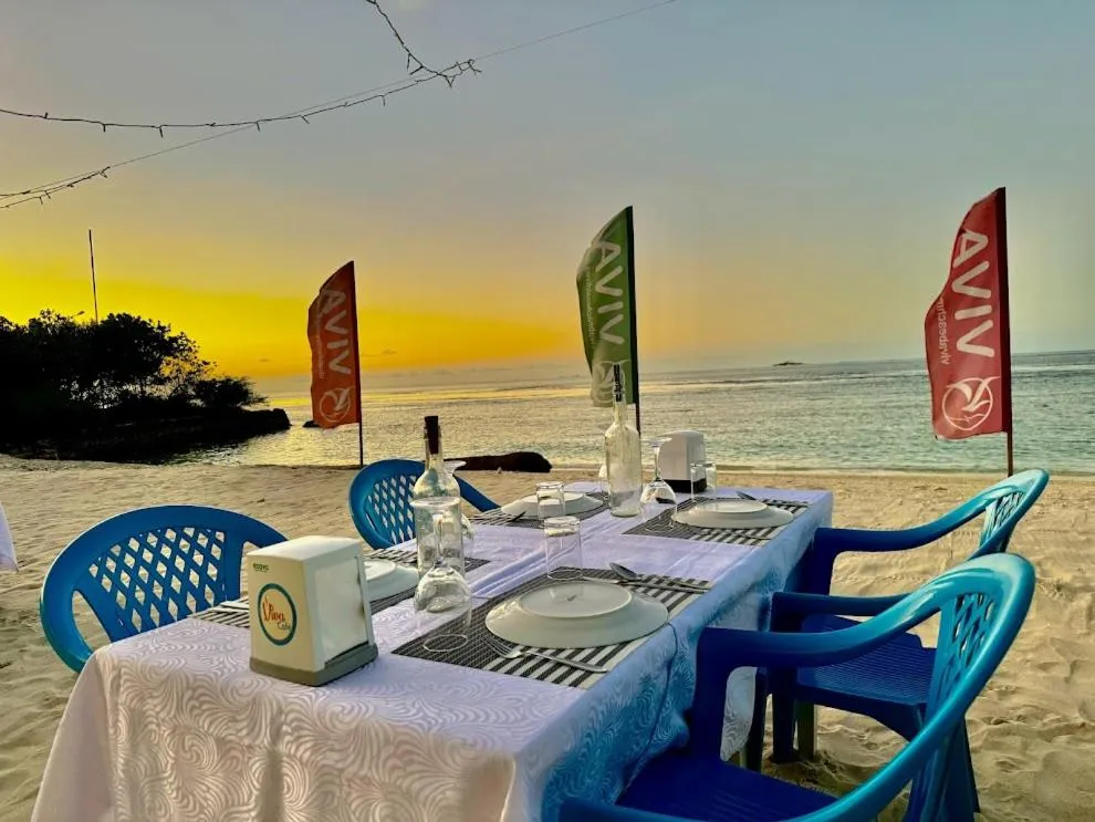 Sunset in VIVA Beach Maldives