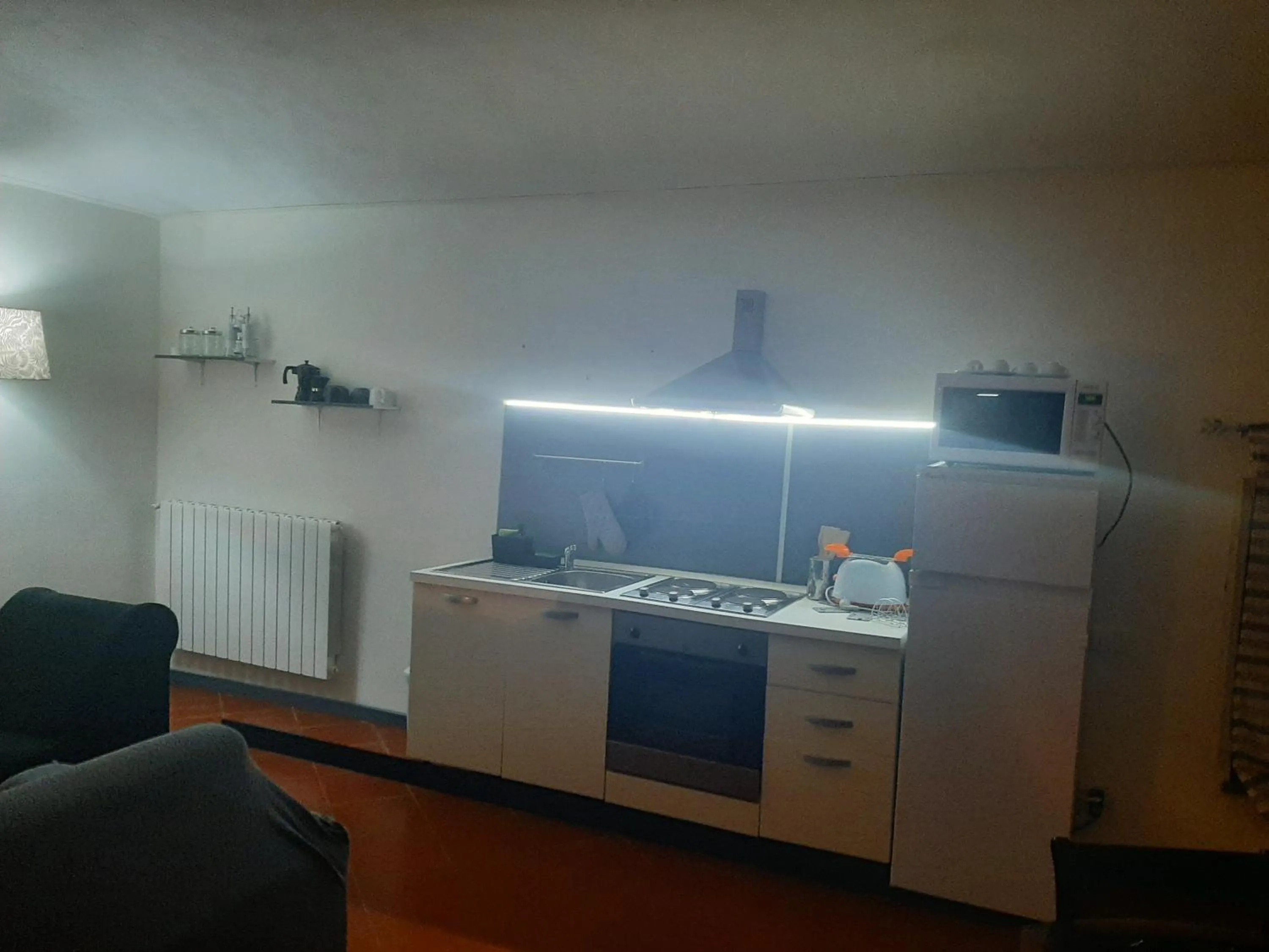 Kitchen or kitchenette in B&B Principe Calaf 3