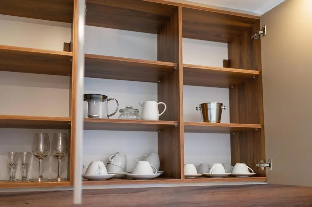 Kitchen or kitchenette in Sunraf Luxe Apartments