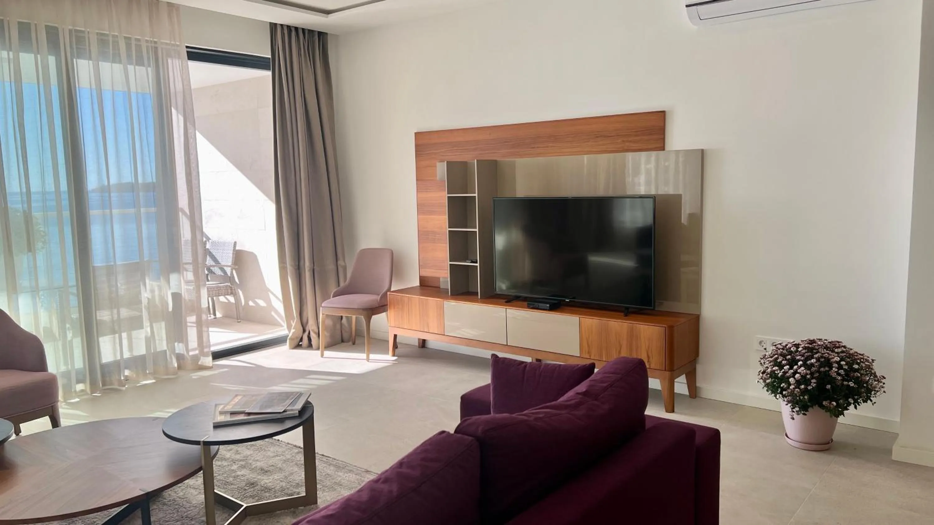 TV and multimedia in Sunraf Luxe Apartments