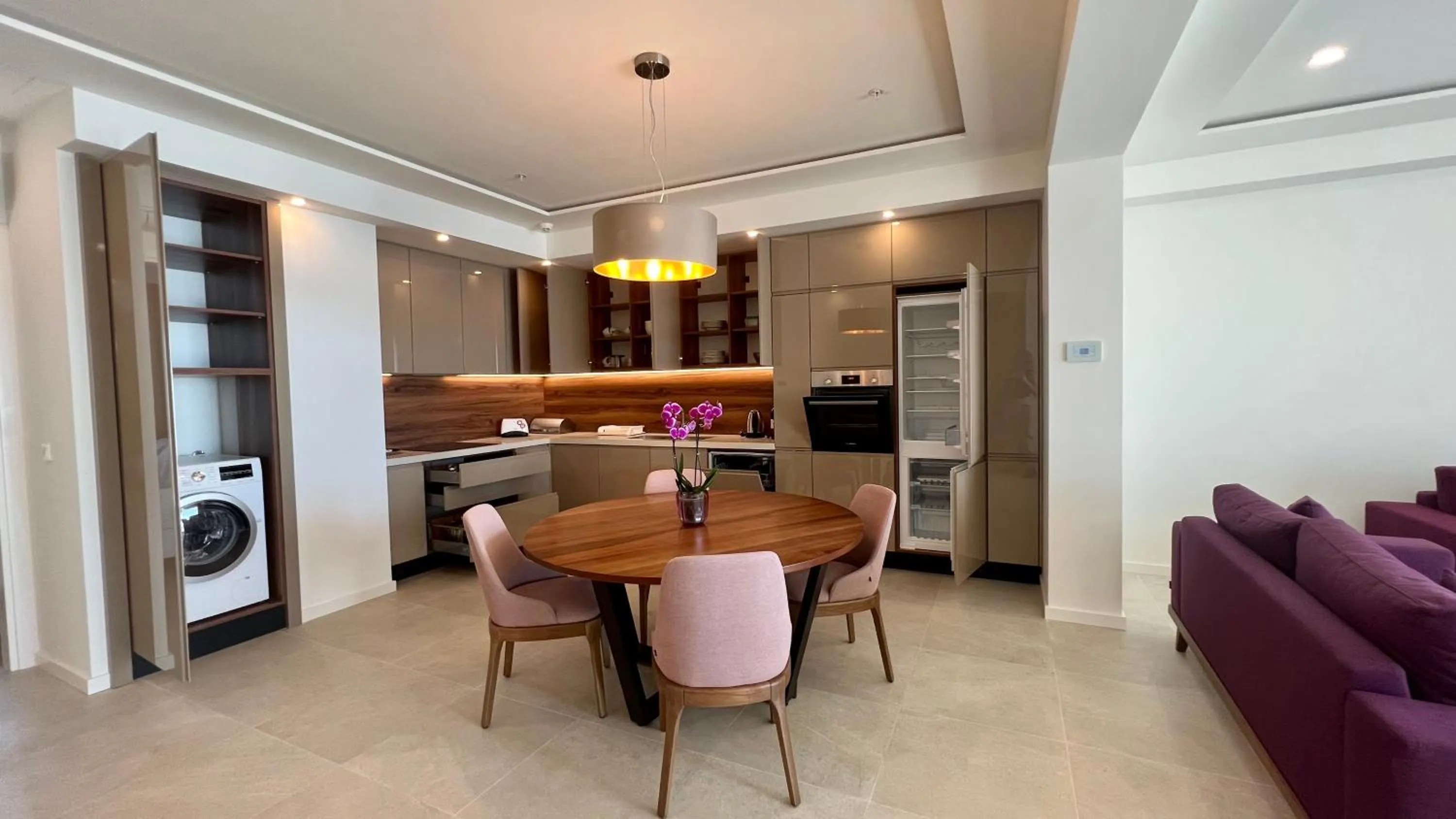 Seating area in Sunraf Luxe Apartments