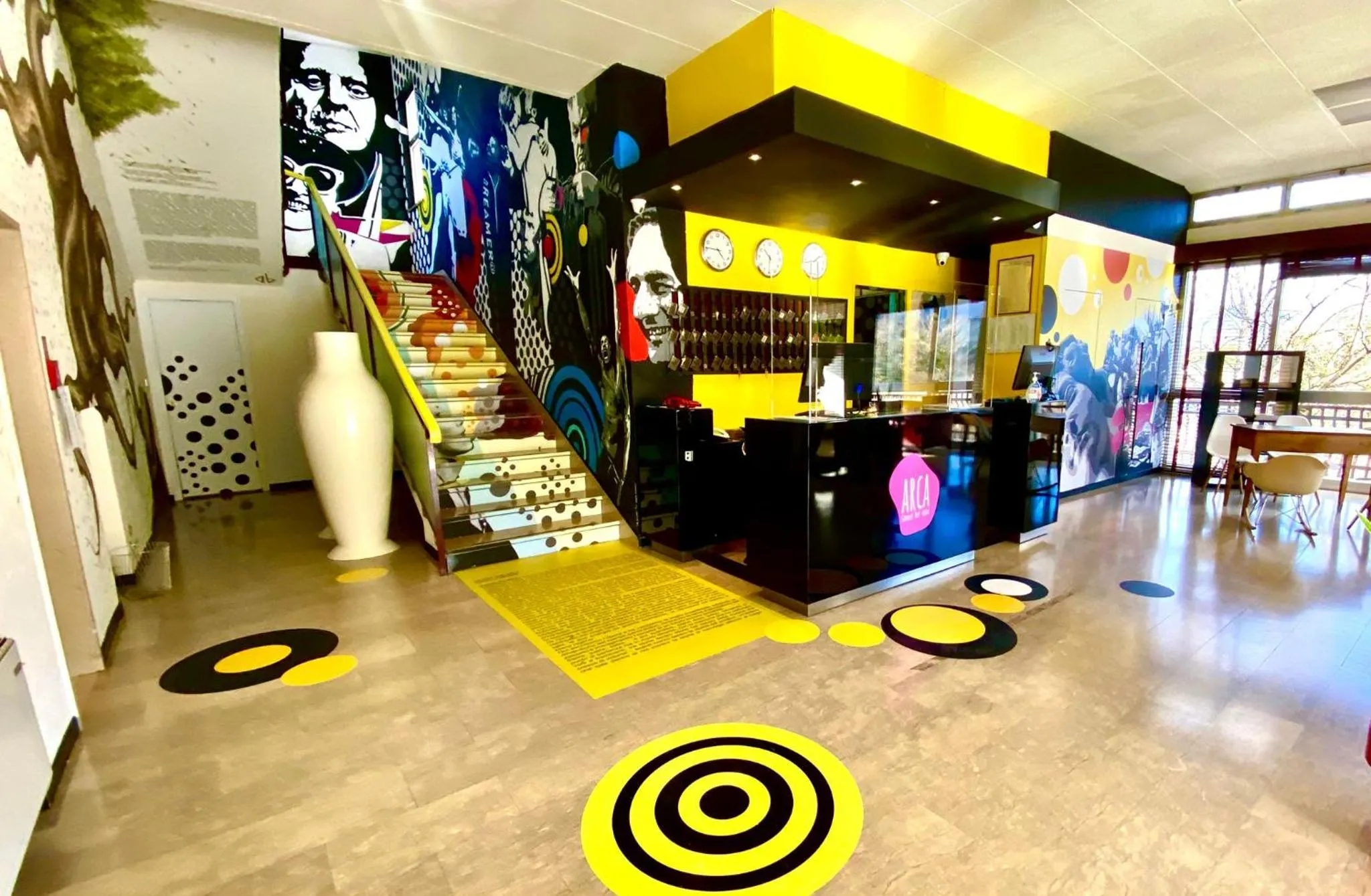 Lobby or reception in LH Hotel Arca Street Art