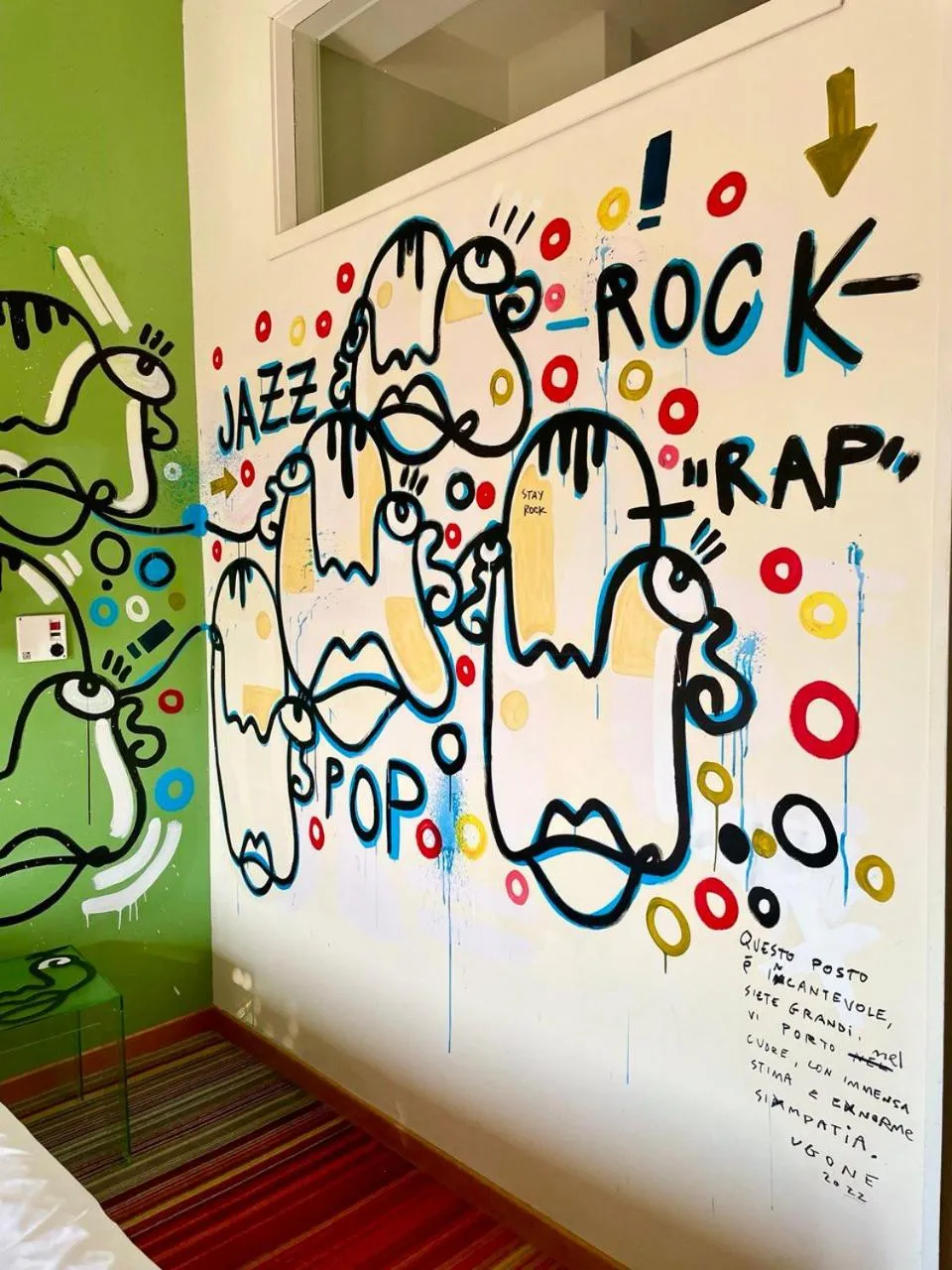 Decorative detail in LH Hotel Arca Street Art