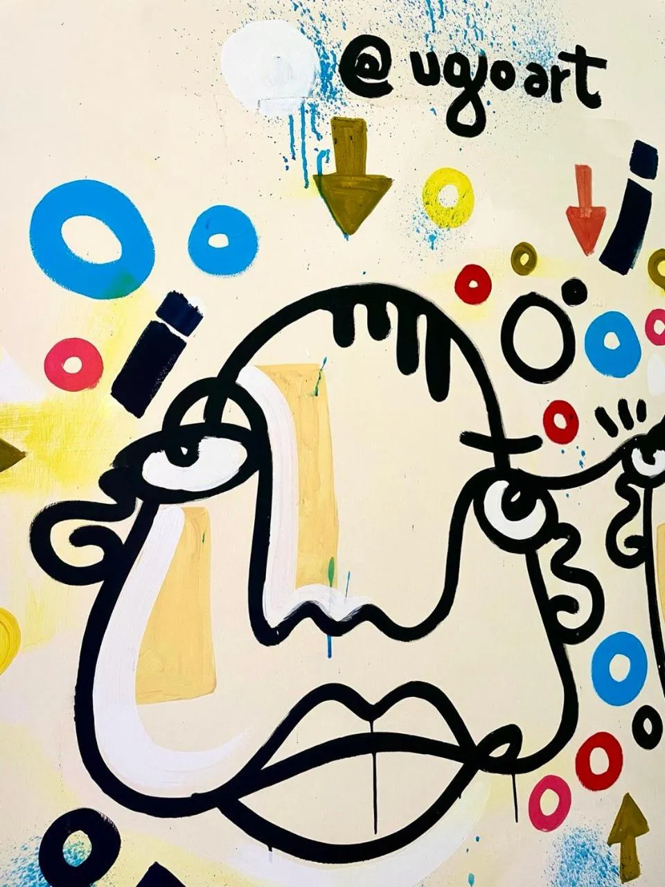 Decorative detail in LH Hotel Arca Street Art