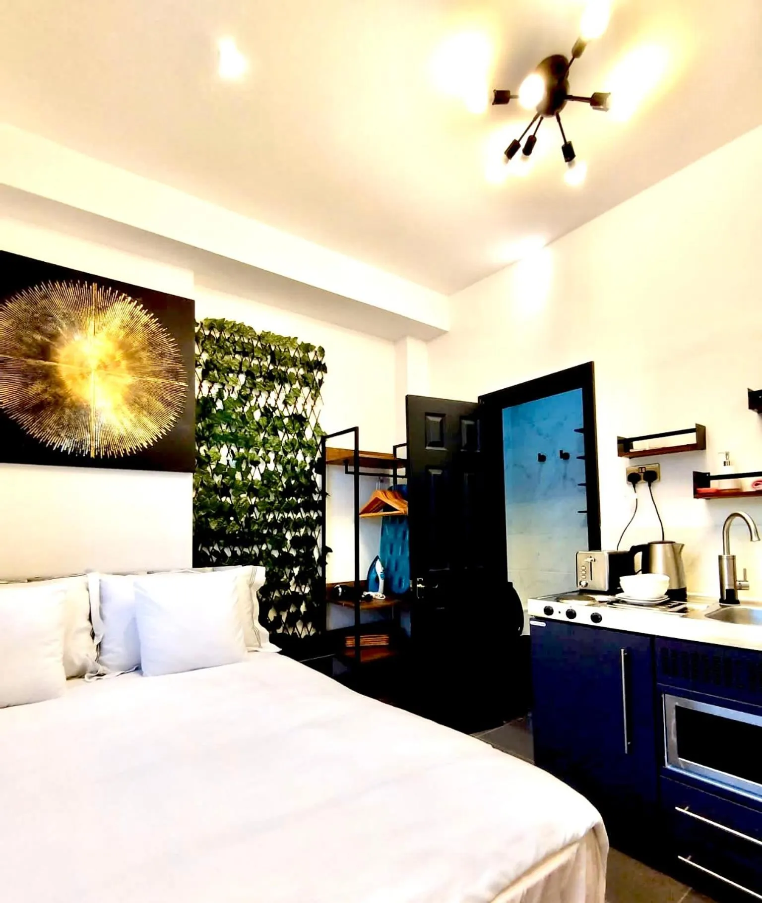 Bed in Duke and Duchess Apartments and Rooms - Private in Room Hot Tub Suites