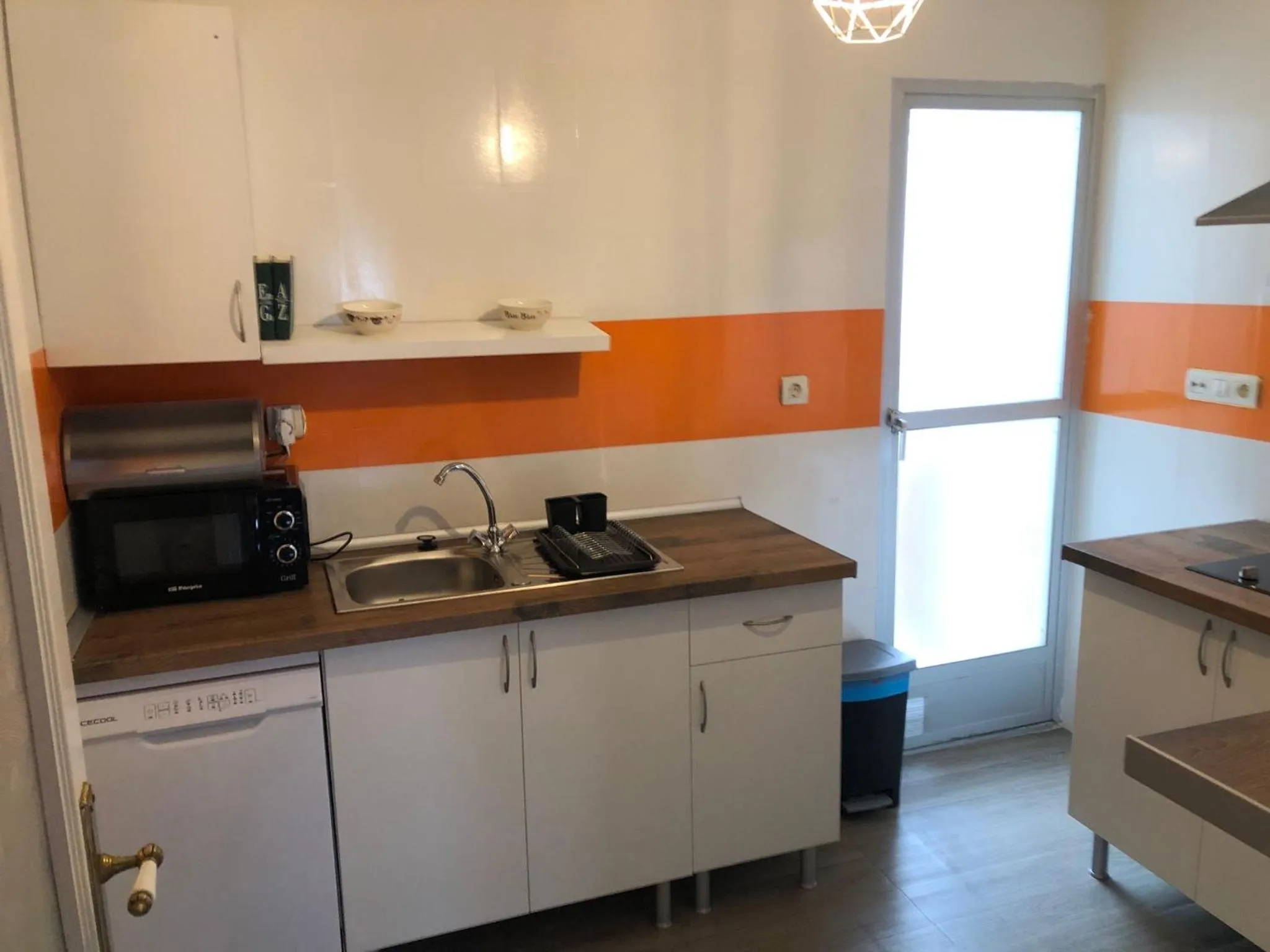 Kitchen or kitchenette in Alojamiento Mirasierra