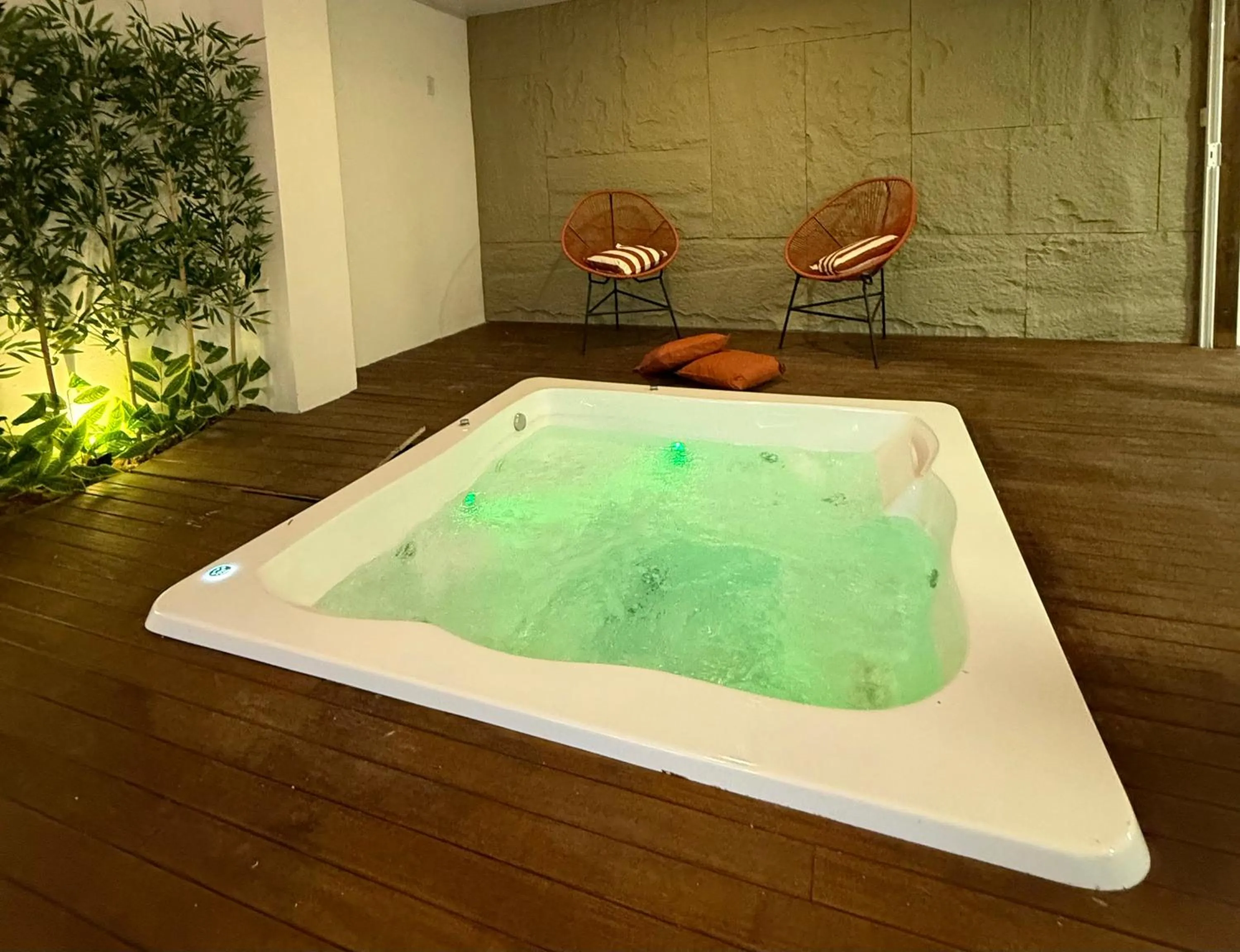 Hot Tub in Pousada Safari