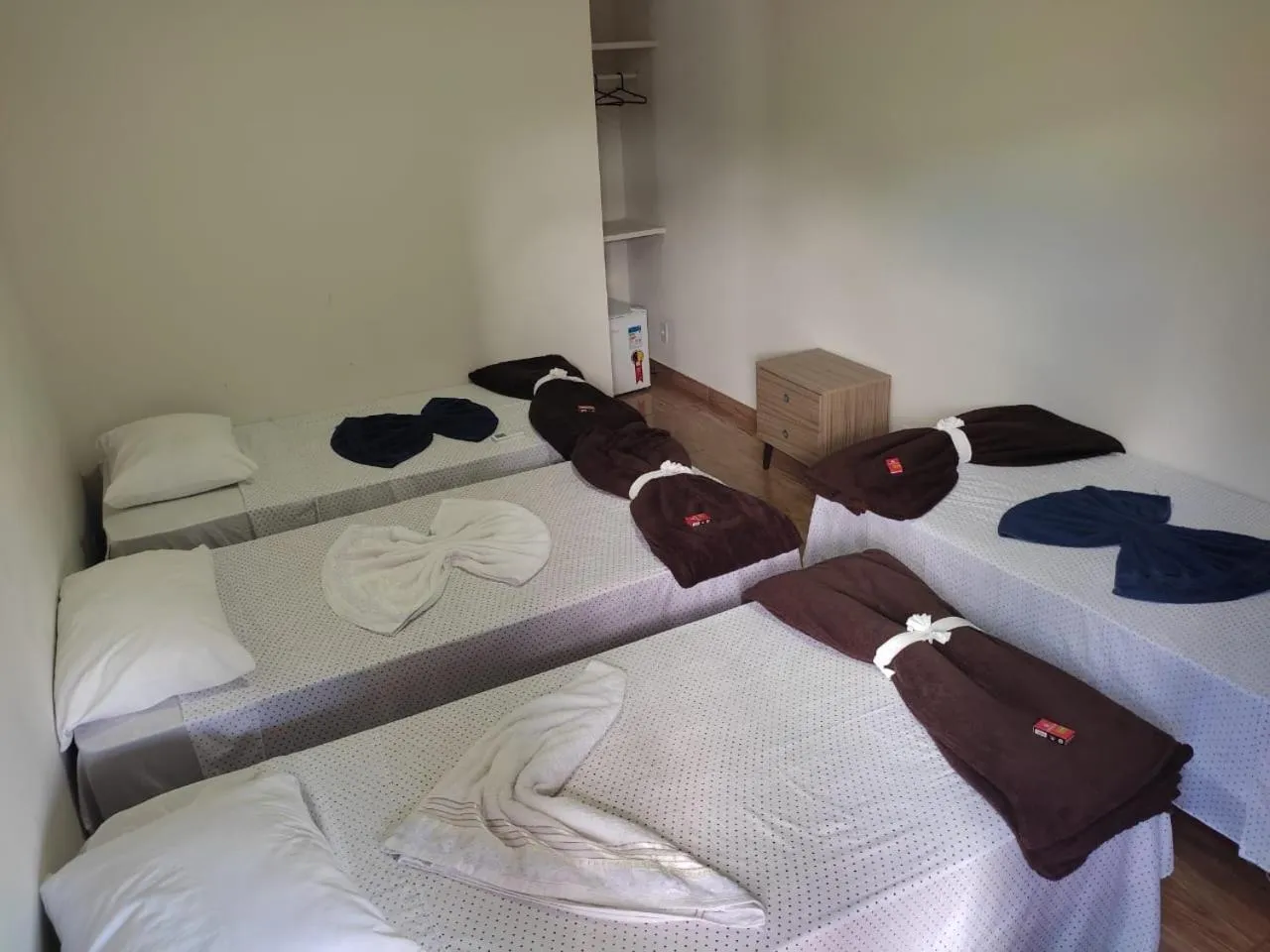 Bed in Pousada RIOSTOUR