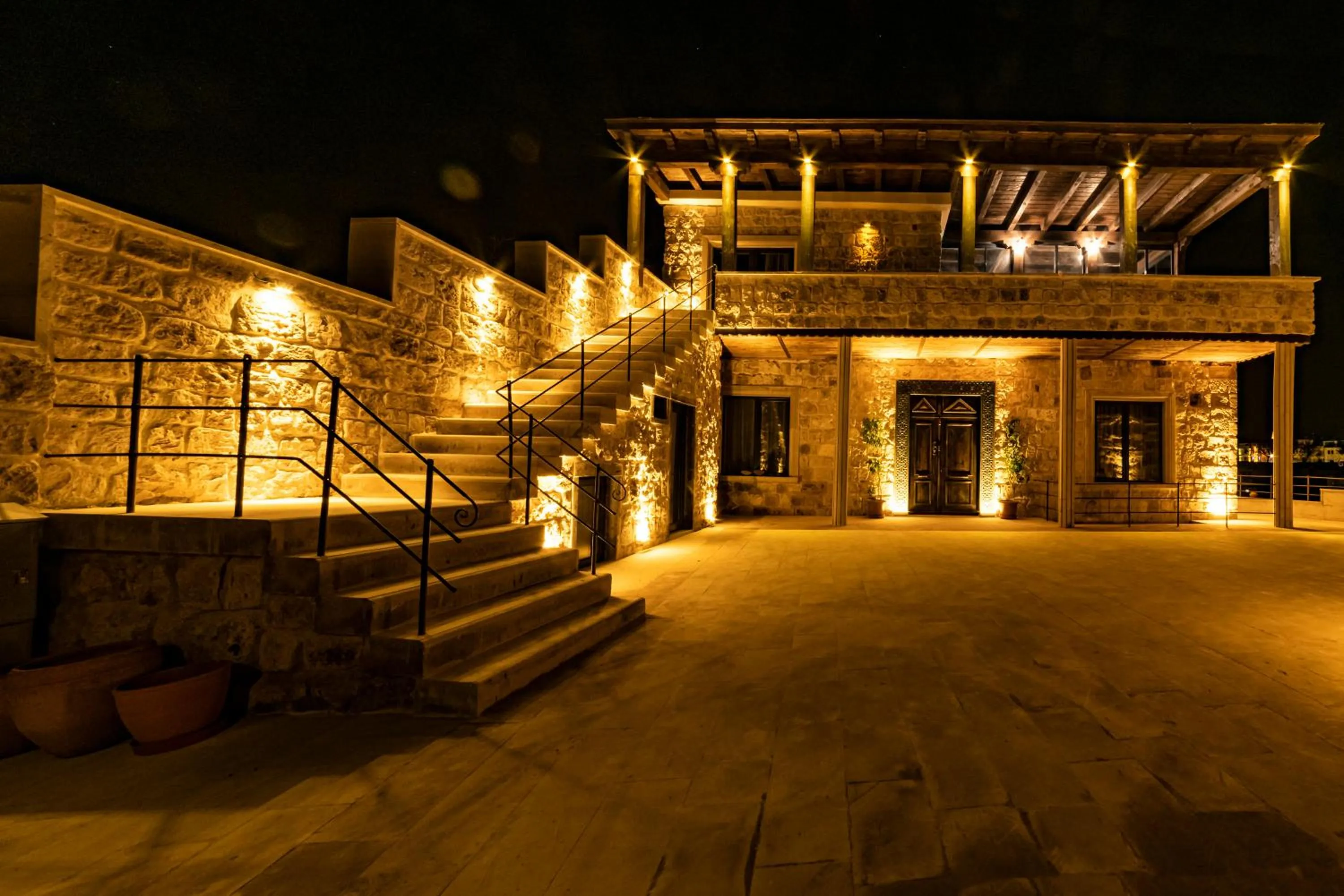 Garden view in Megaron Cave Hotel Cappadocia