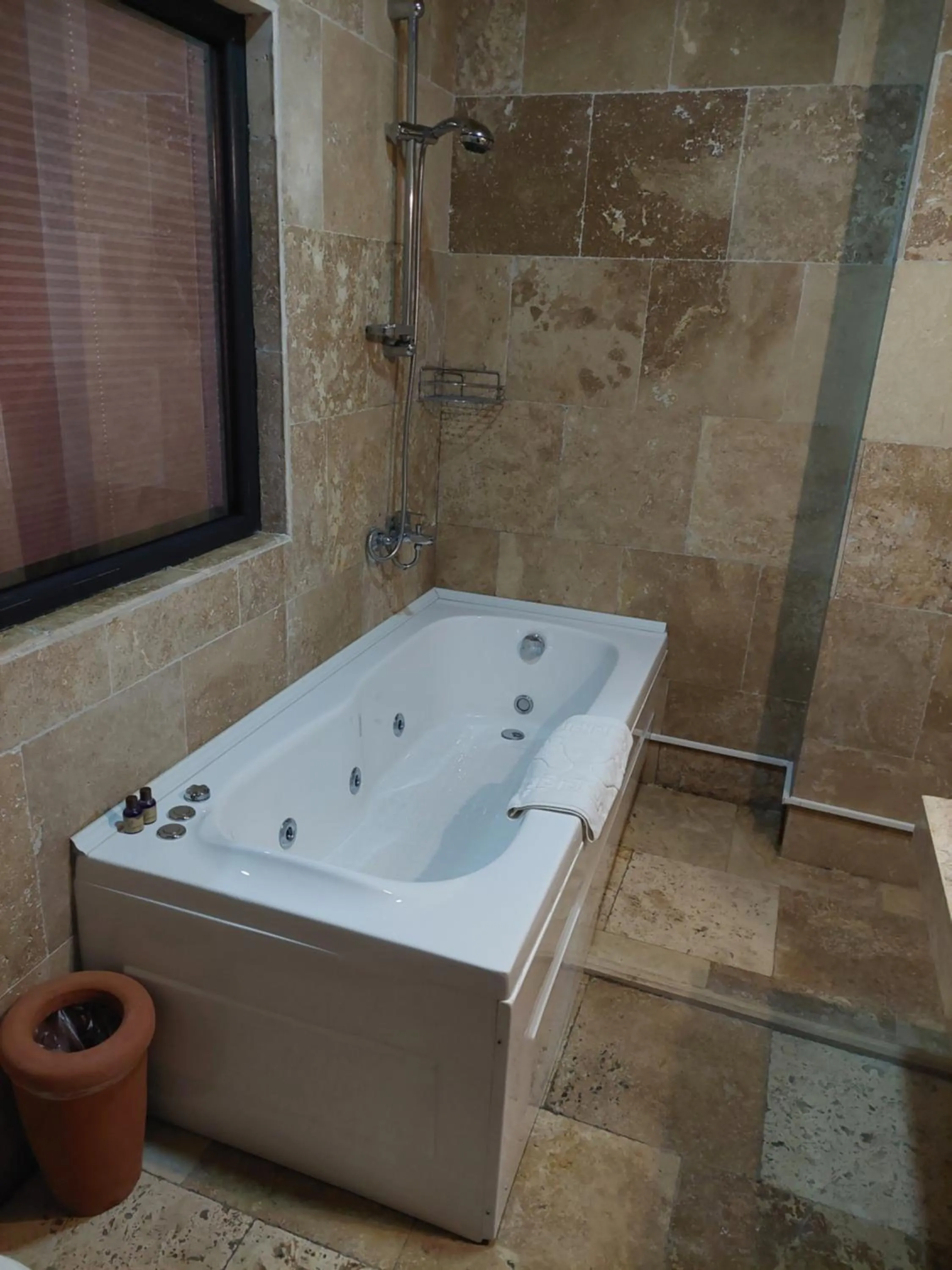 Bathroom in Megaron Cave Hotel Cappadocia