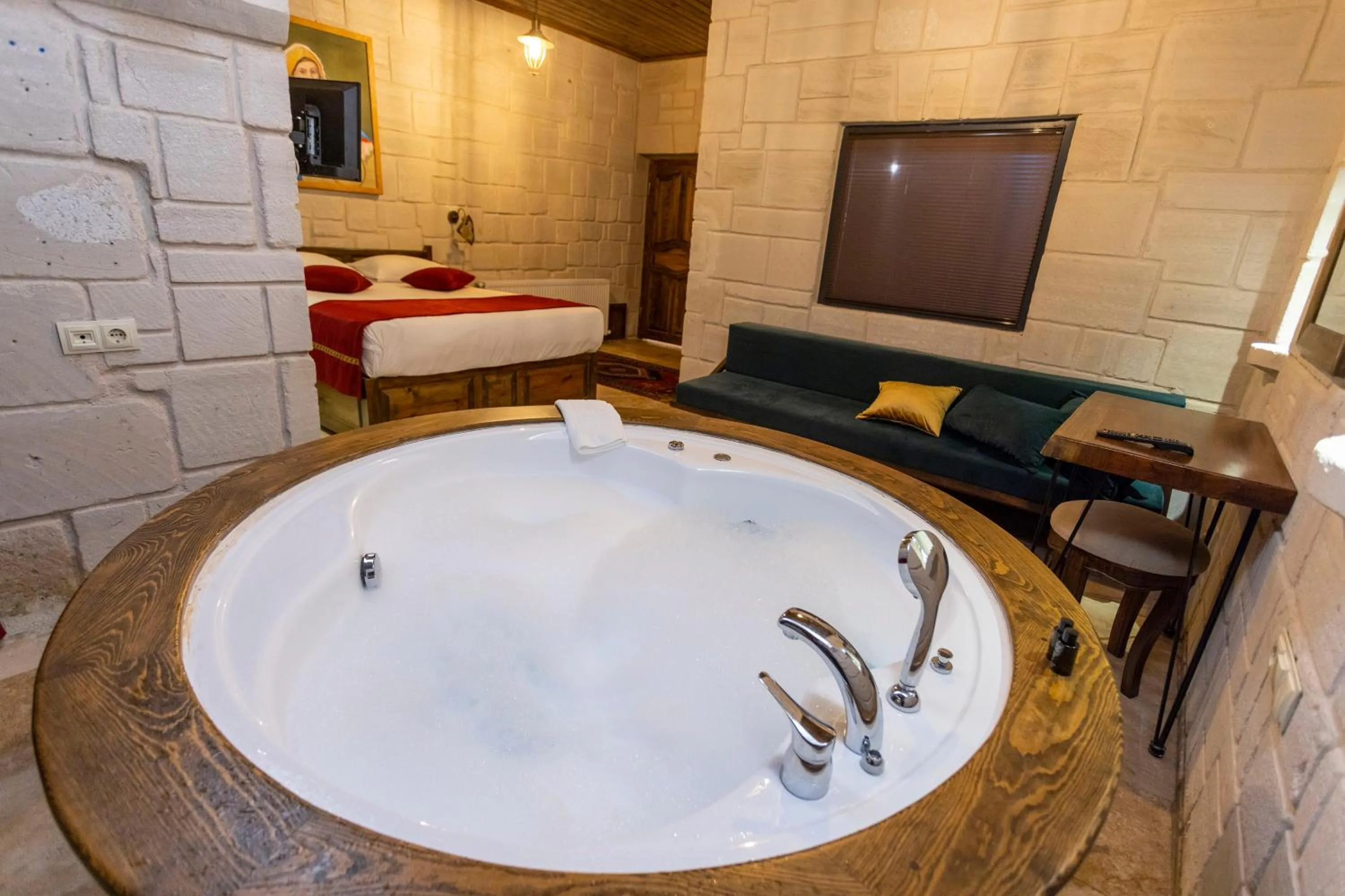 Bathroom in Megaron Cave Hotel Cappadocia