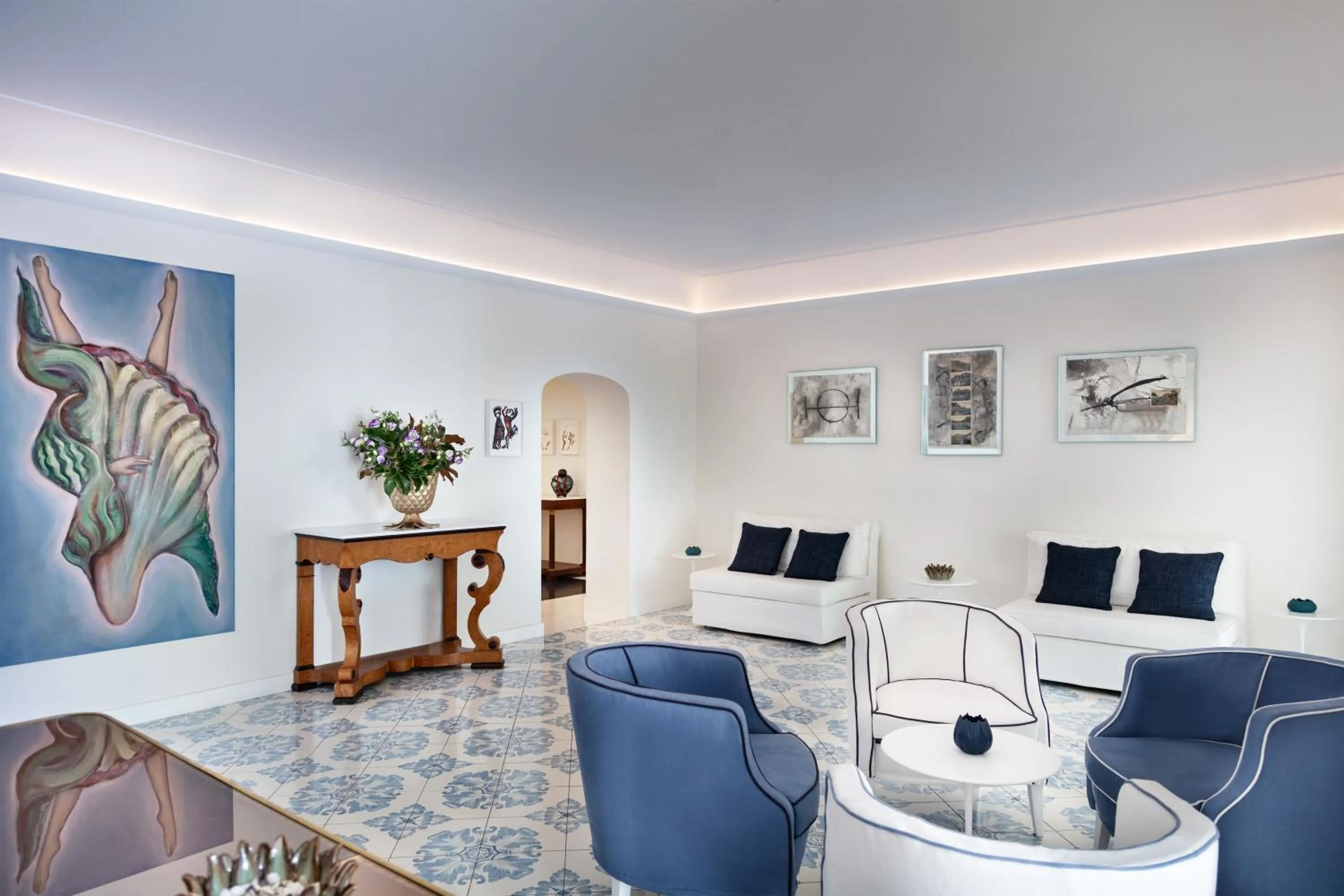 Lobby or reception in Pazziella, a Luxury Collection Hotel, Capri