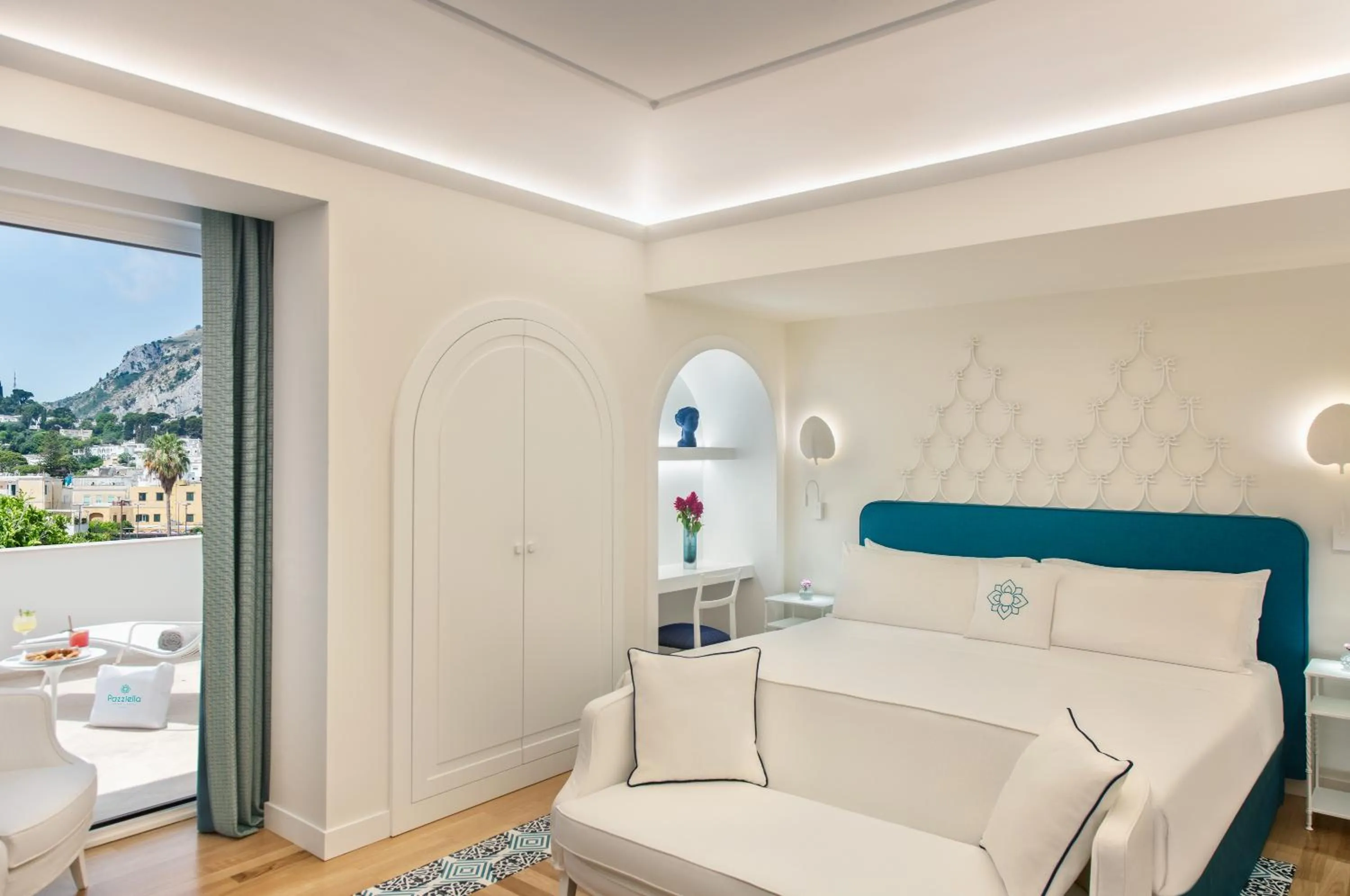 Bedroom, Bed in Pazziella, a Luxury Collection Hotel, Capri