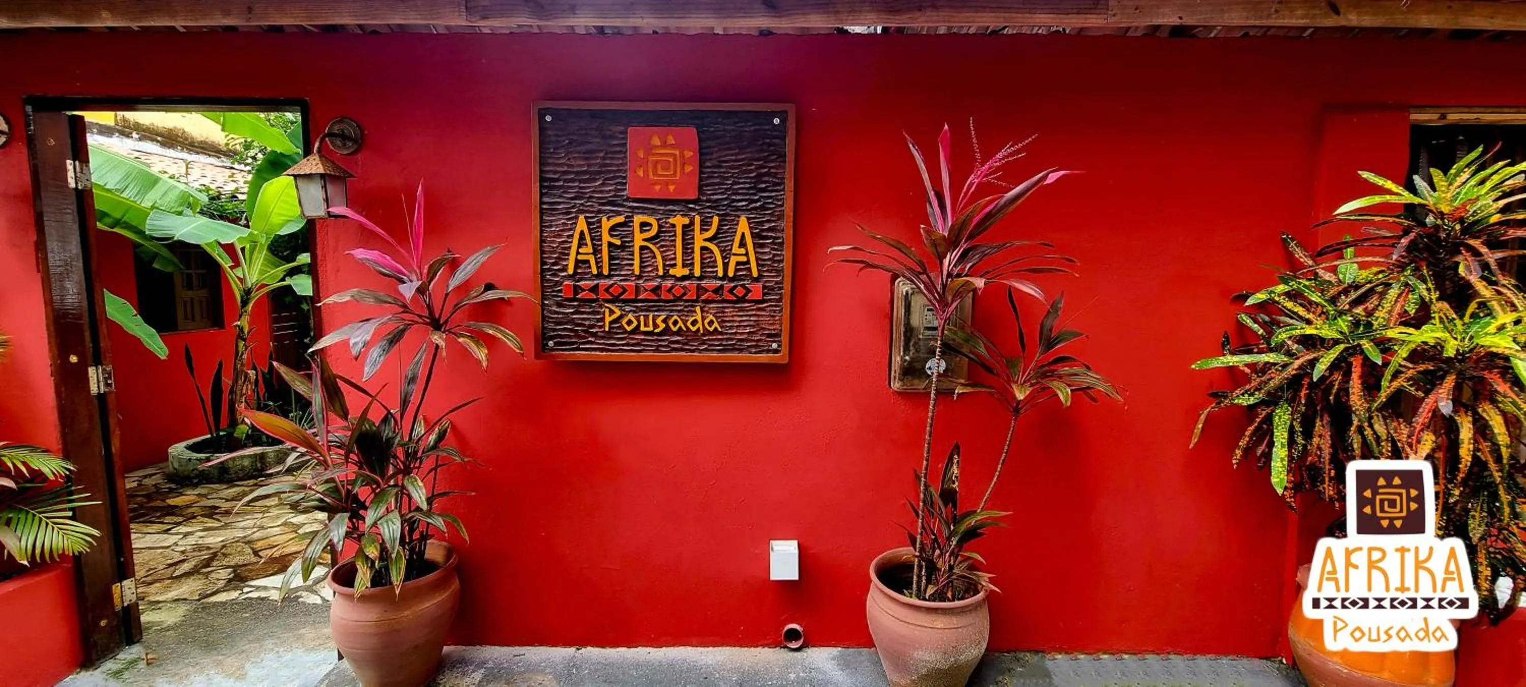 Facade/entrance in Pousada Afrika