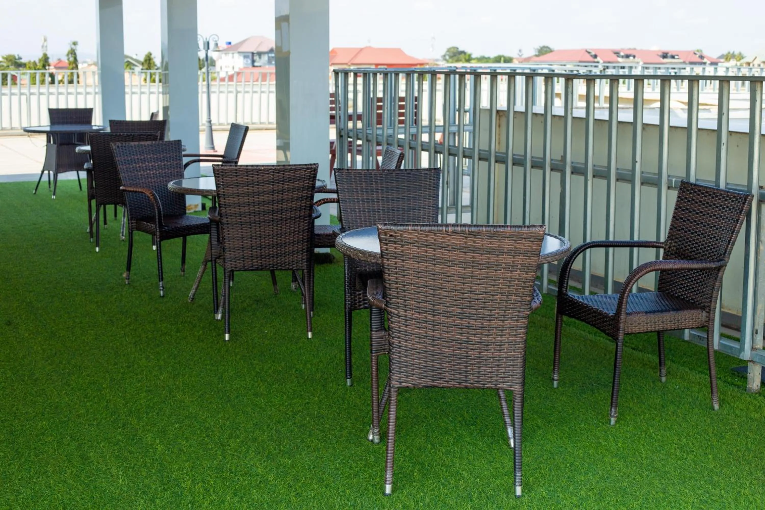 Patio in High Level Apartment