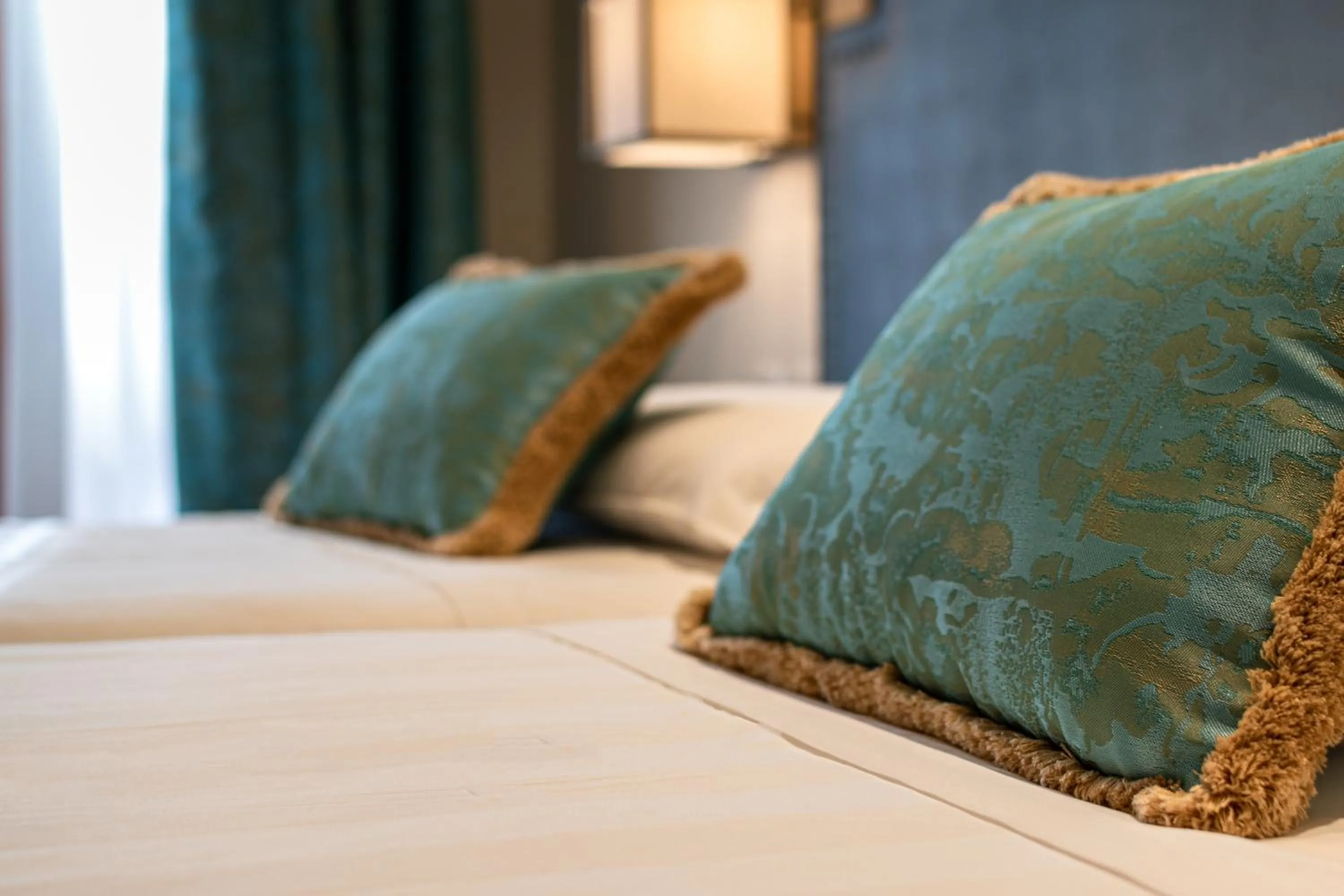 Decorative detail, Bed in Hotel Principe