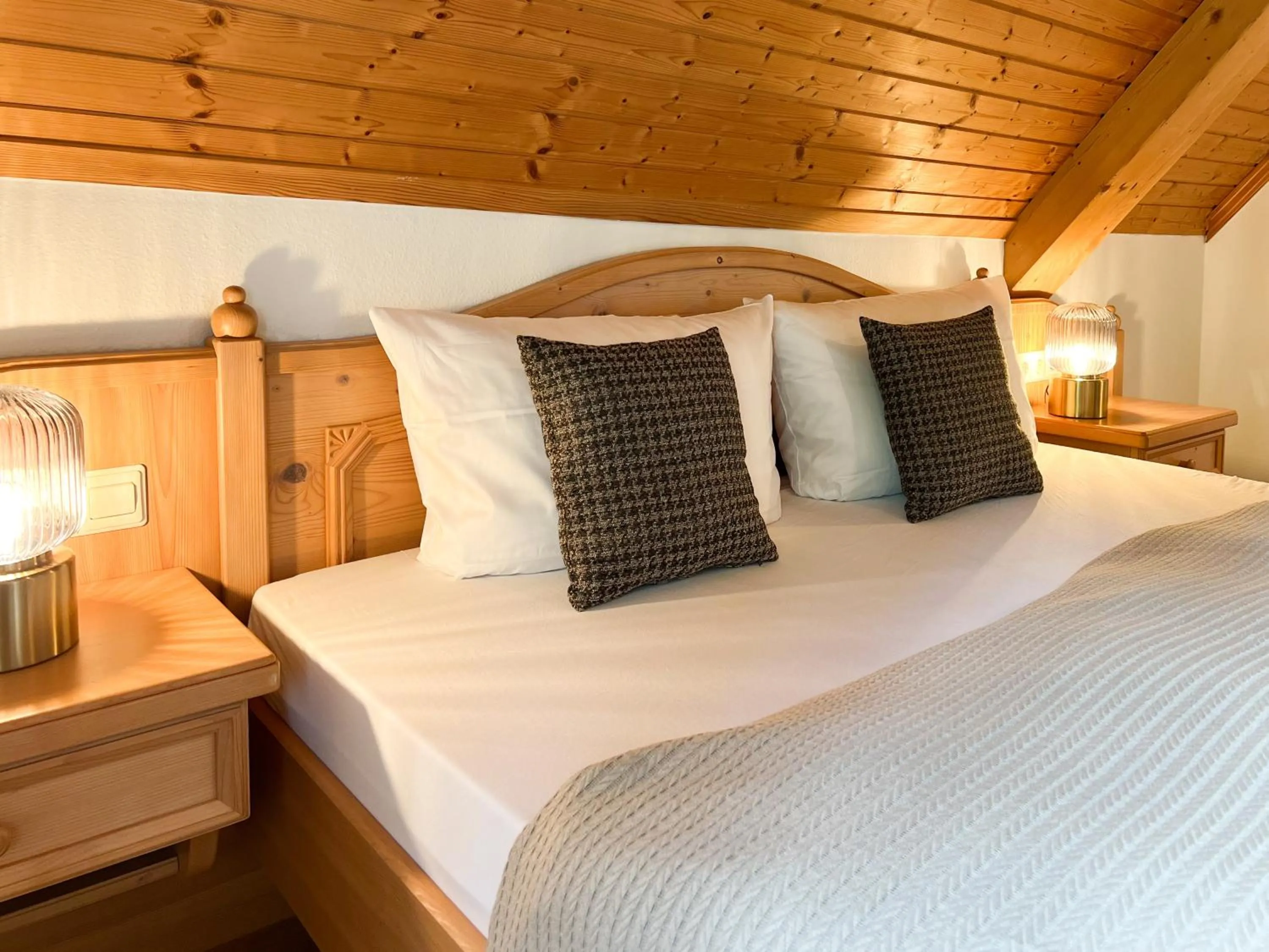 Bed in Schwarzwald Apartments im Haus Tanneck - Feldberg - Titisee