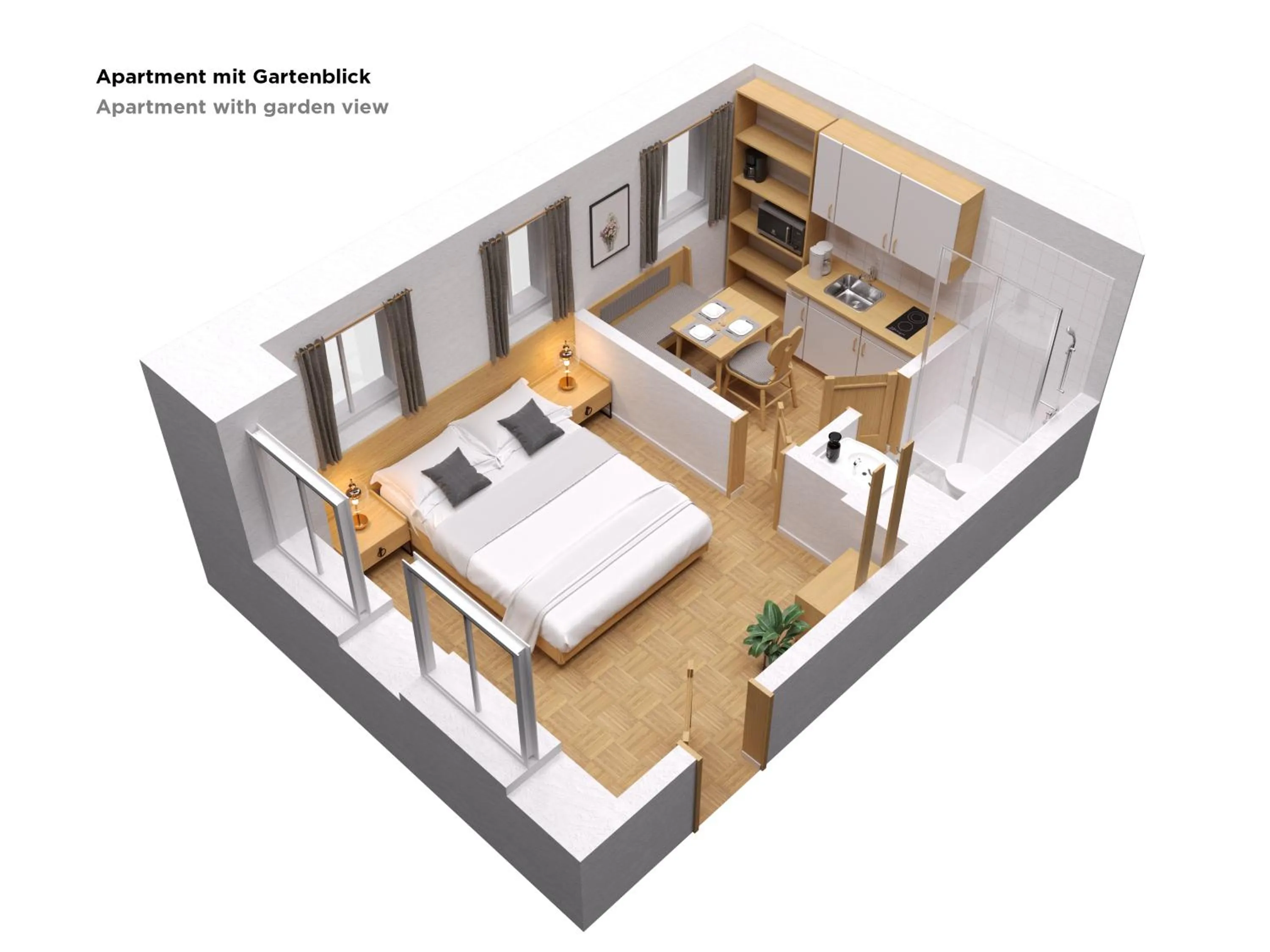 Property building, Bed in Schwarzwald Apartments im Haus Tanneck - Feldberg - Titisee