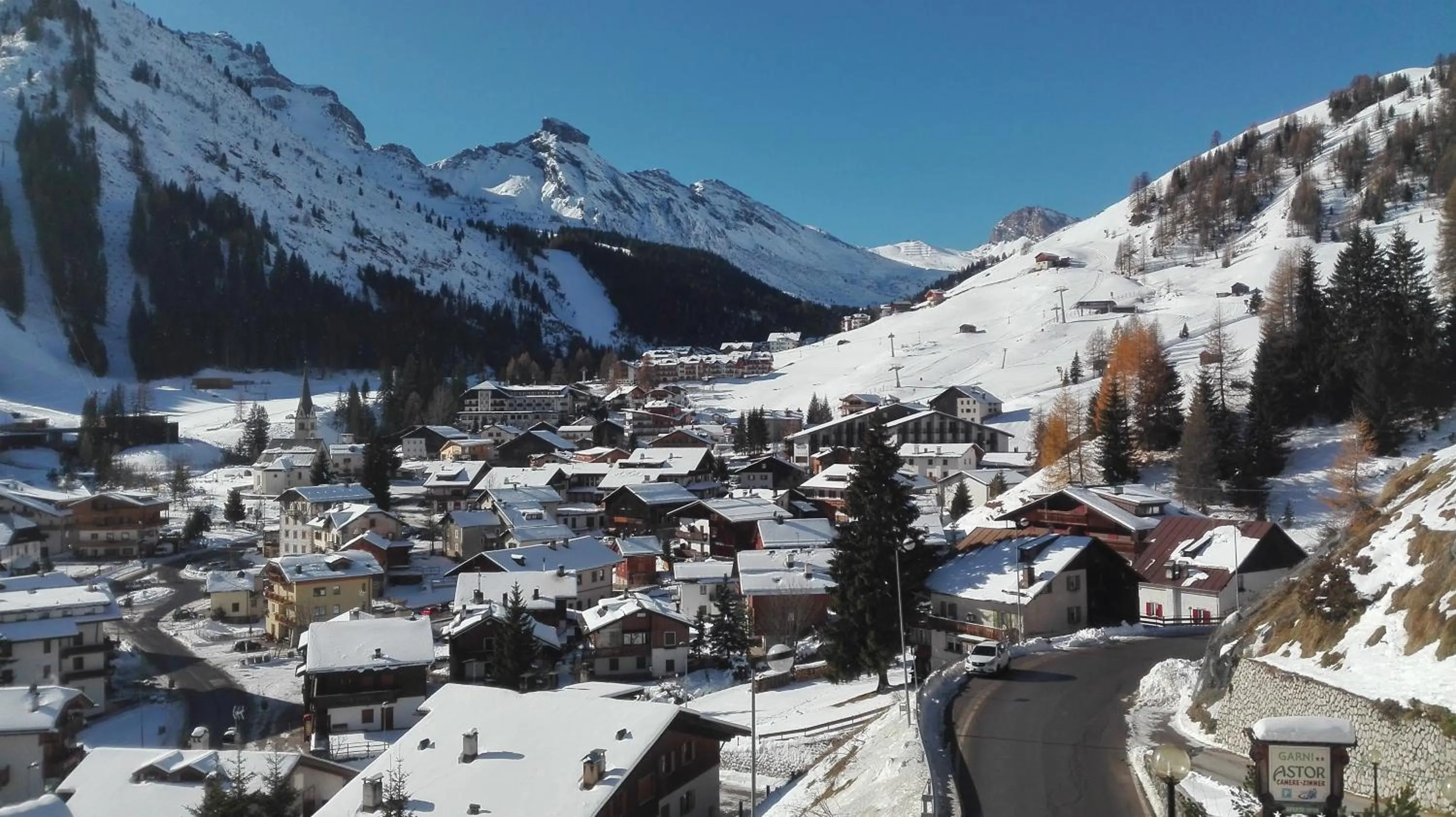 Mountain view in Garnì Astor