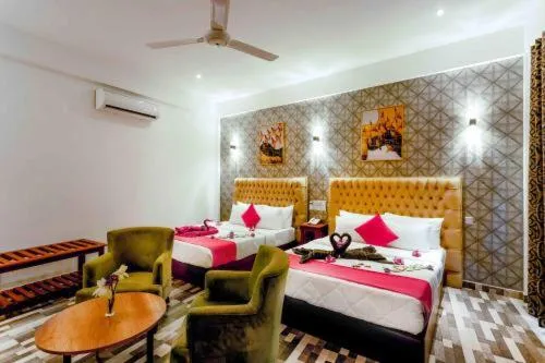 Bedroom, Bed in Polhena Grand Resort & Banquet