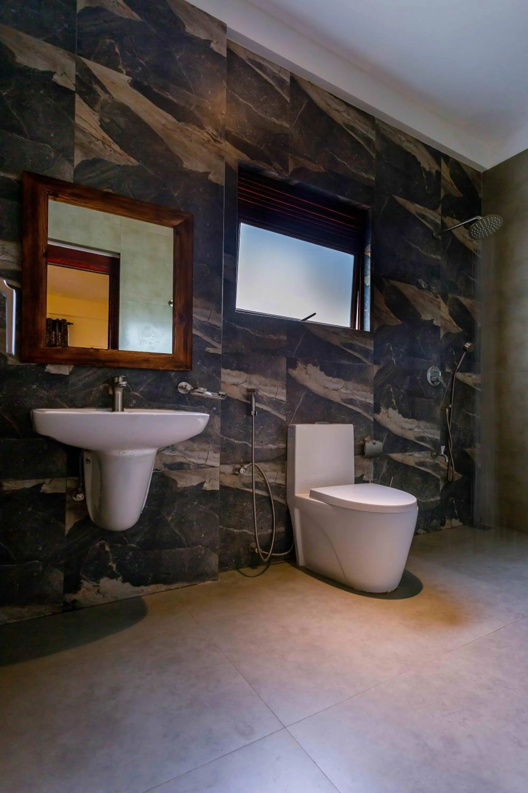 Toilet in Polhena Grand Resort & Banquet