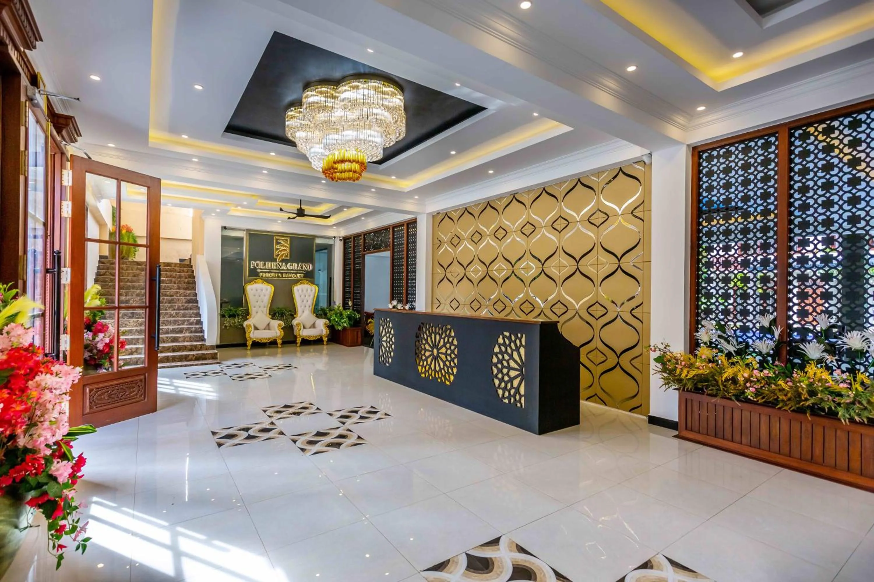 Lobby or reception in Polhena Grand Resort & Banquet