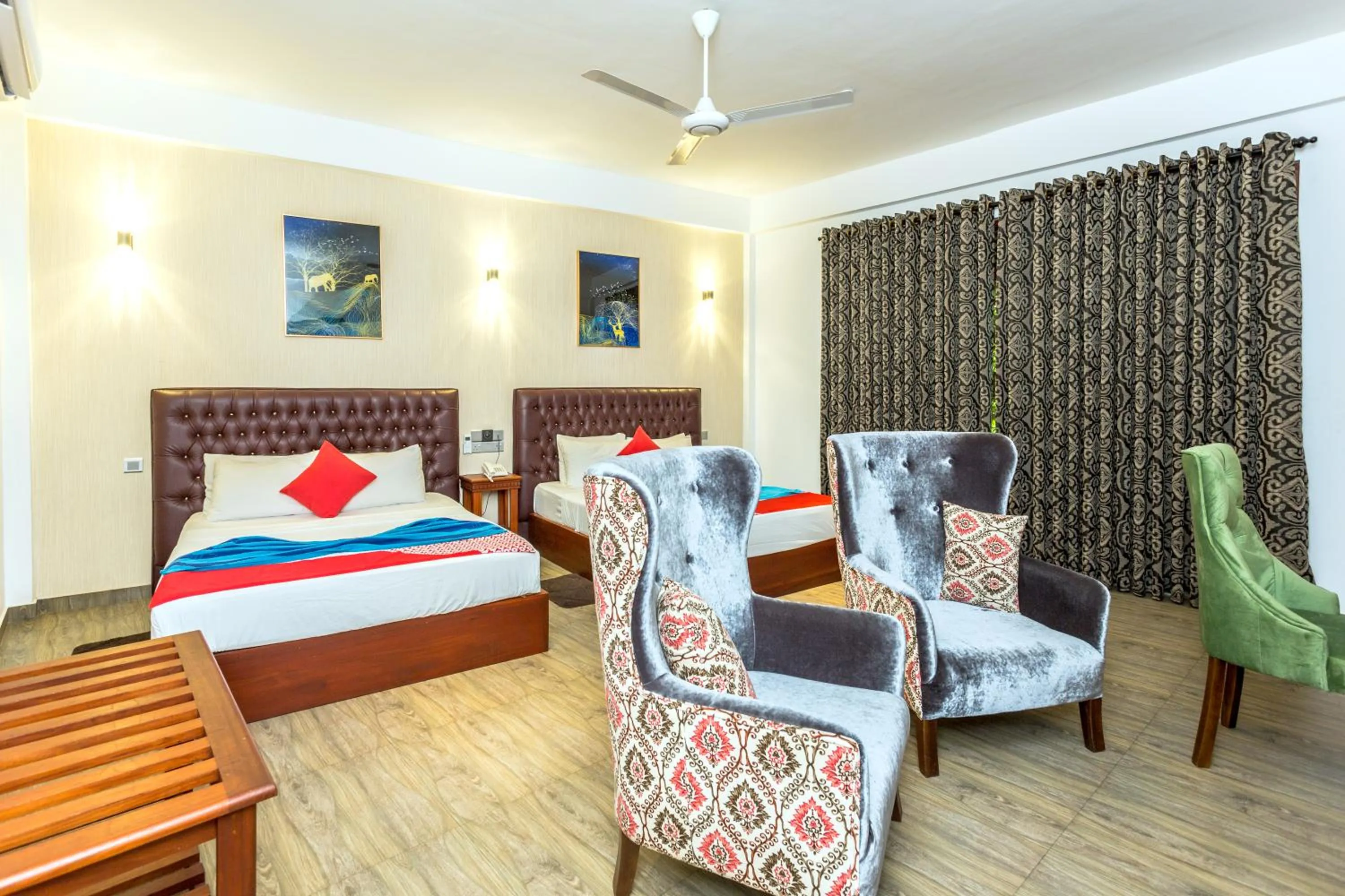 Bedroom, Bed in Polhena Grand Resort & Banquet