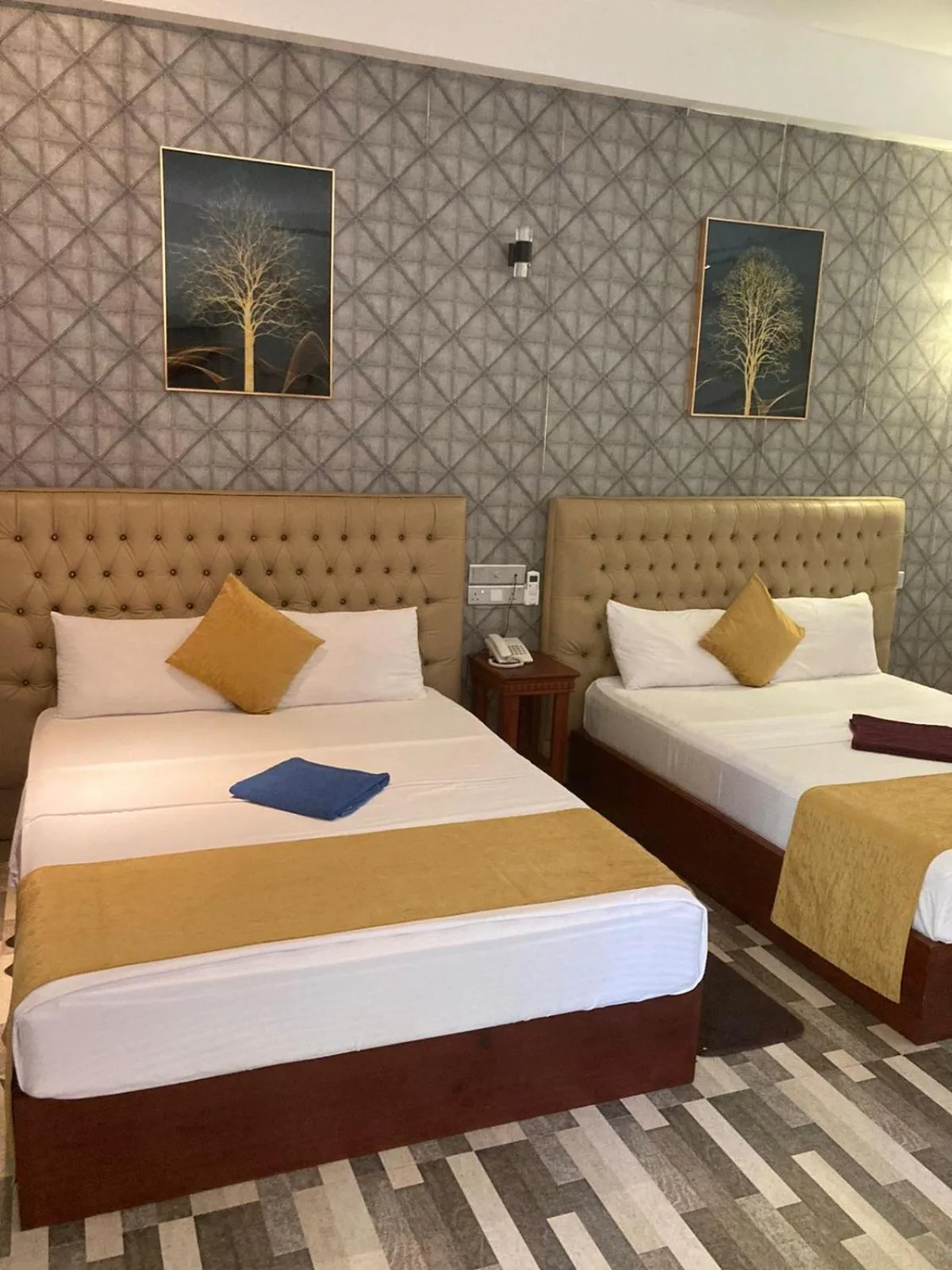 Bedroom, Bed in Polhena Grand Resort & Banquet