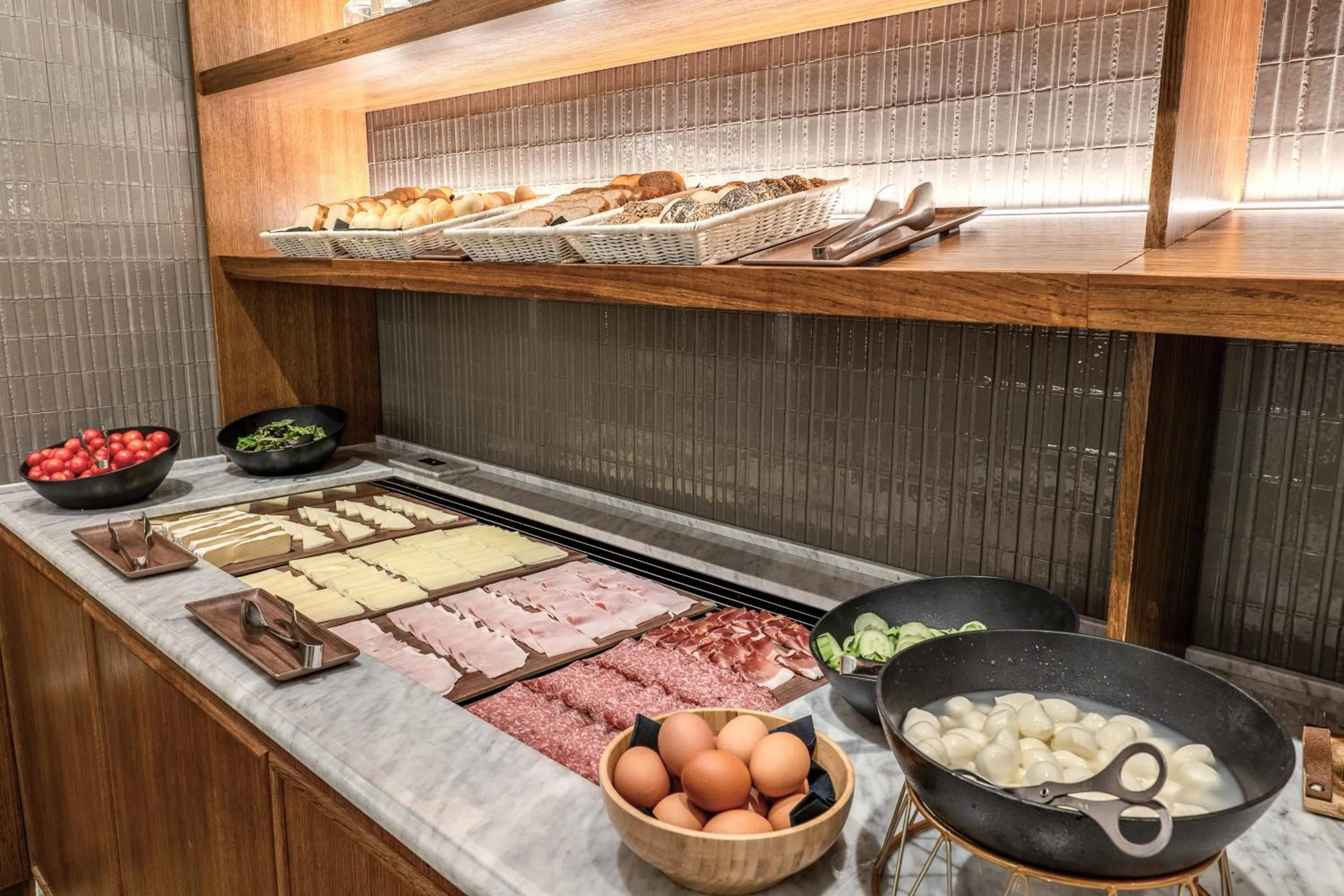 Breakfast in Hotel Isola Sacra Rome Airport