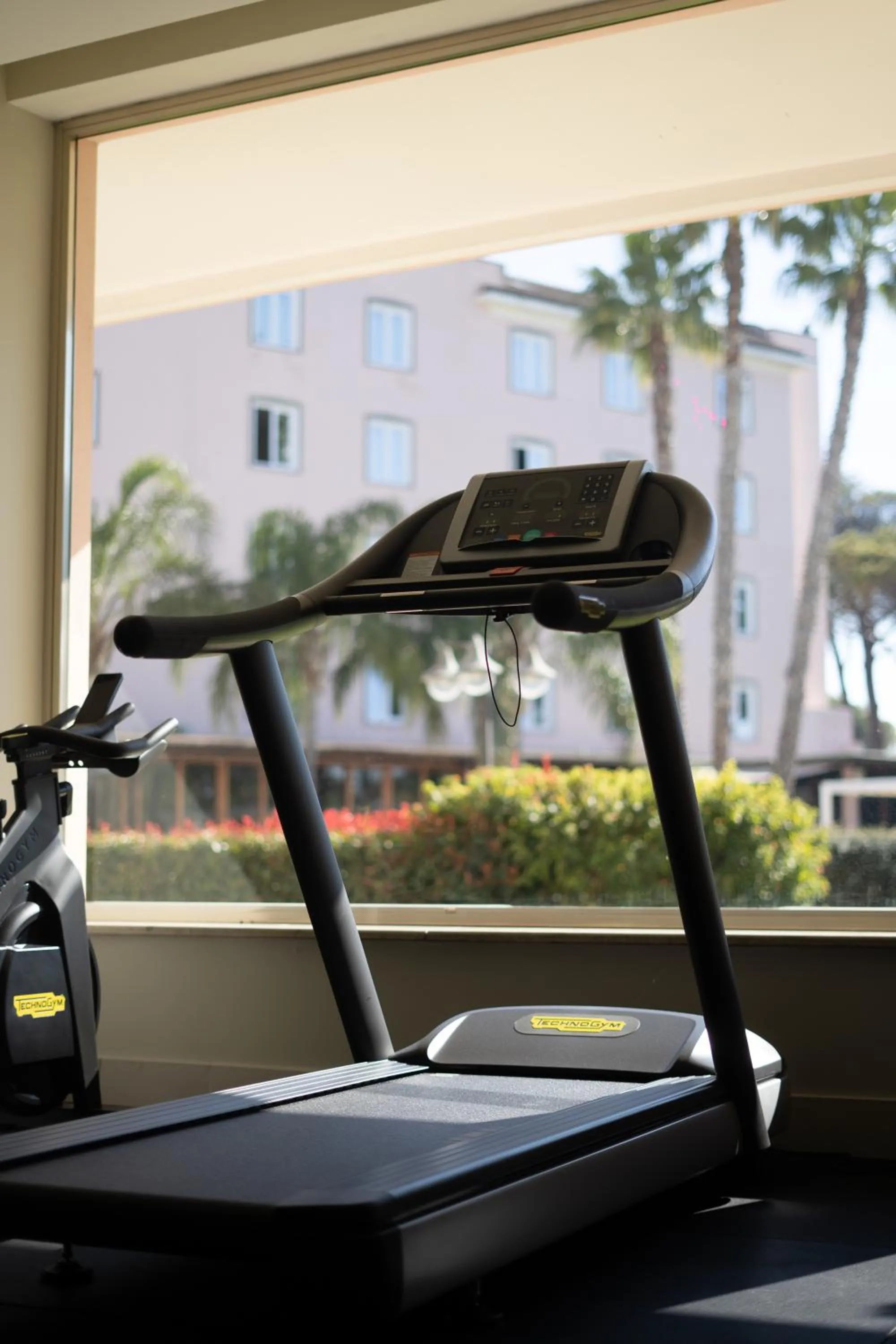 Fitness centre/facilities in Hotel Isola Sacra Rome Airport