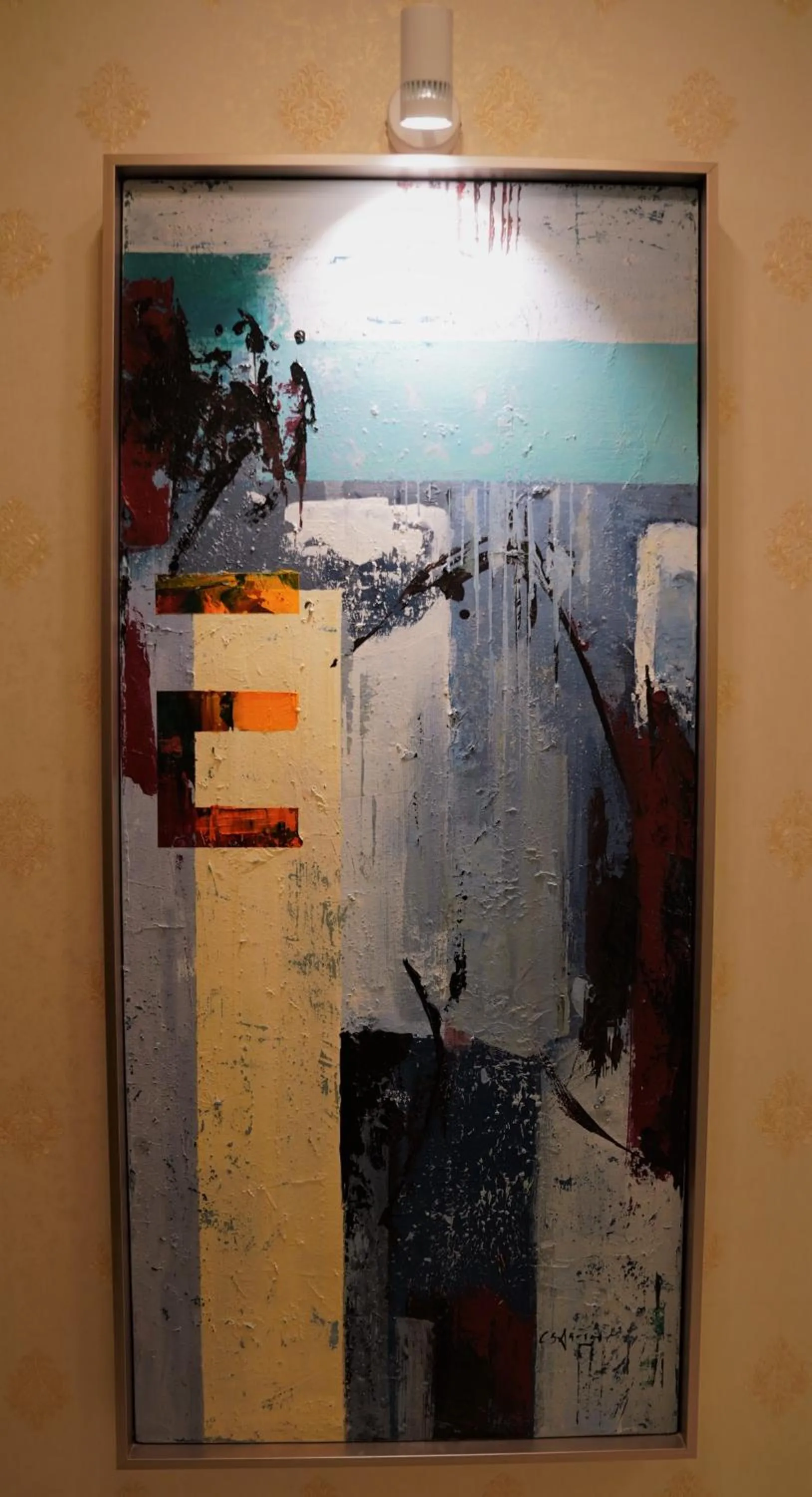 Lobby or reception in De Glance Hotel, Near Surat Railway Station