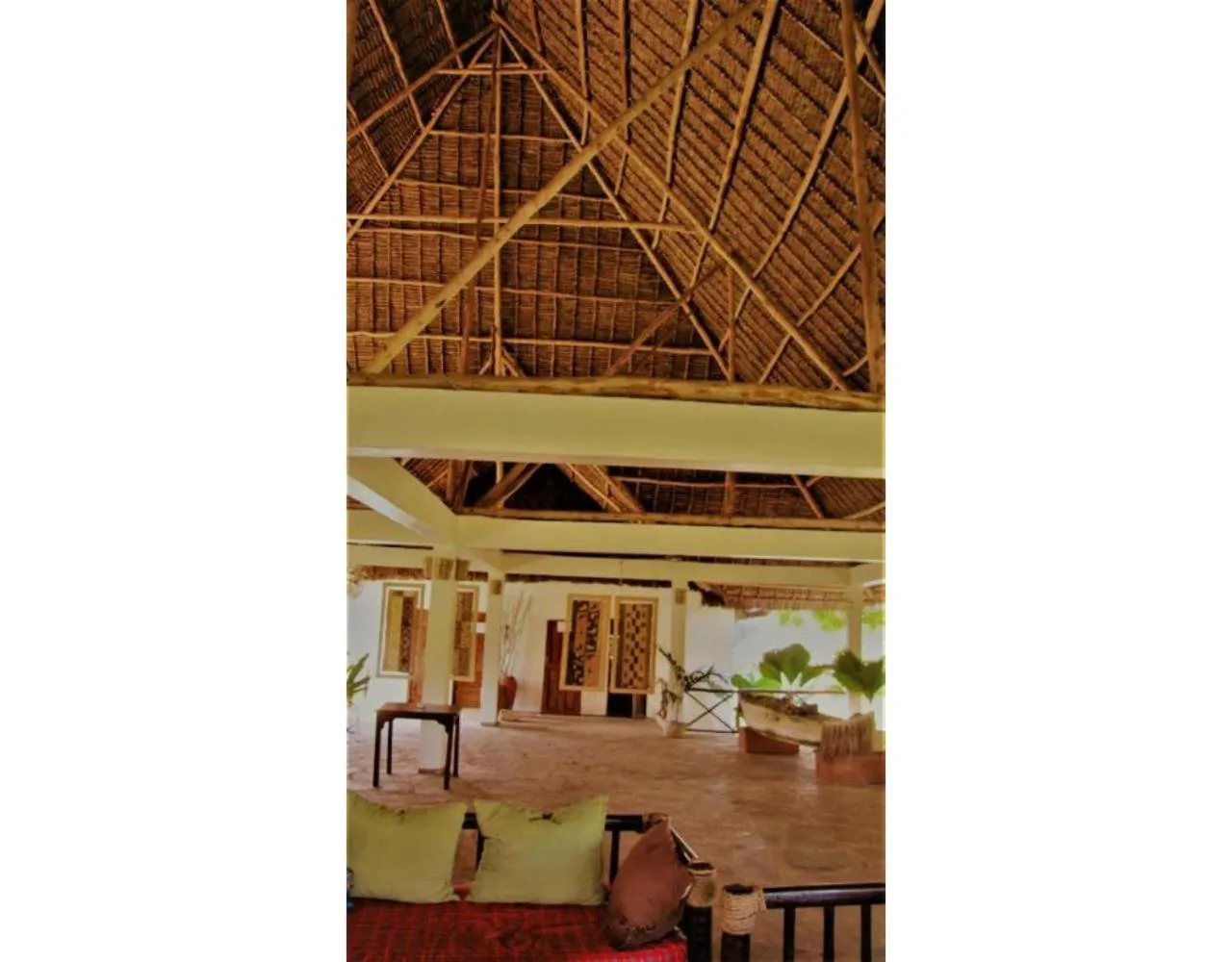 Seating area in Watamu Eco Villas