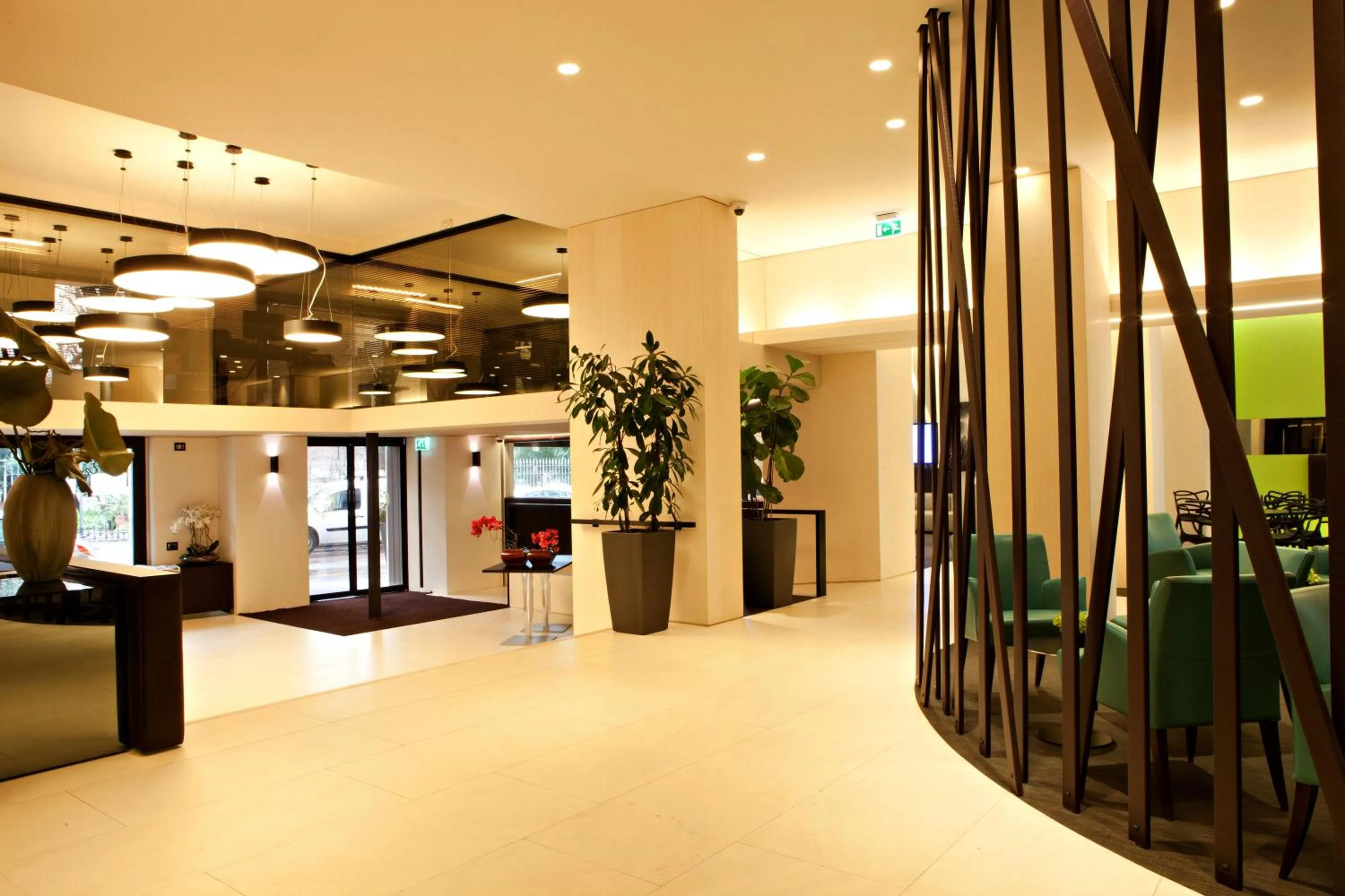 Lobby or reception in Hotel Manin