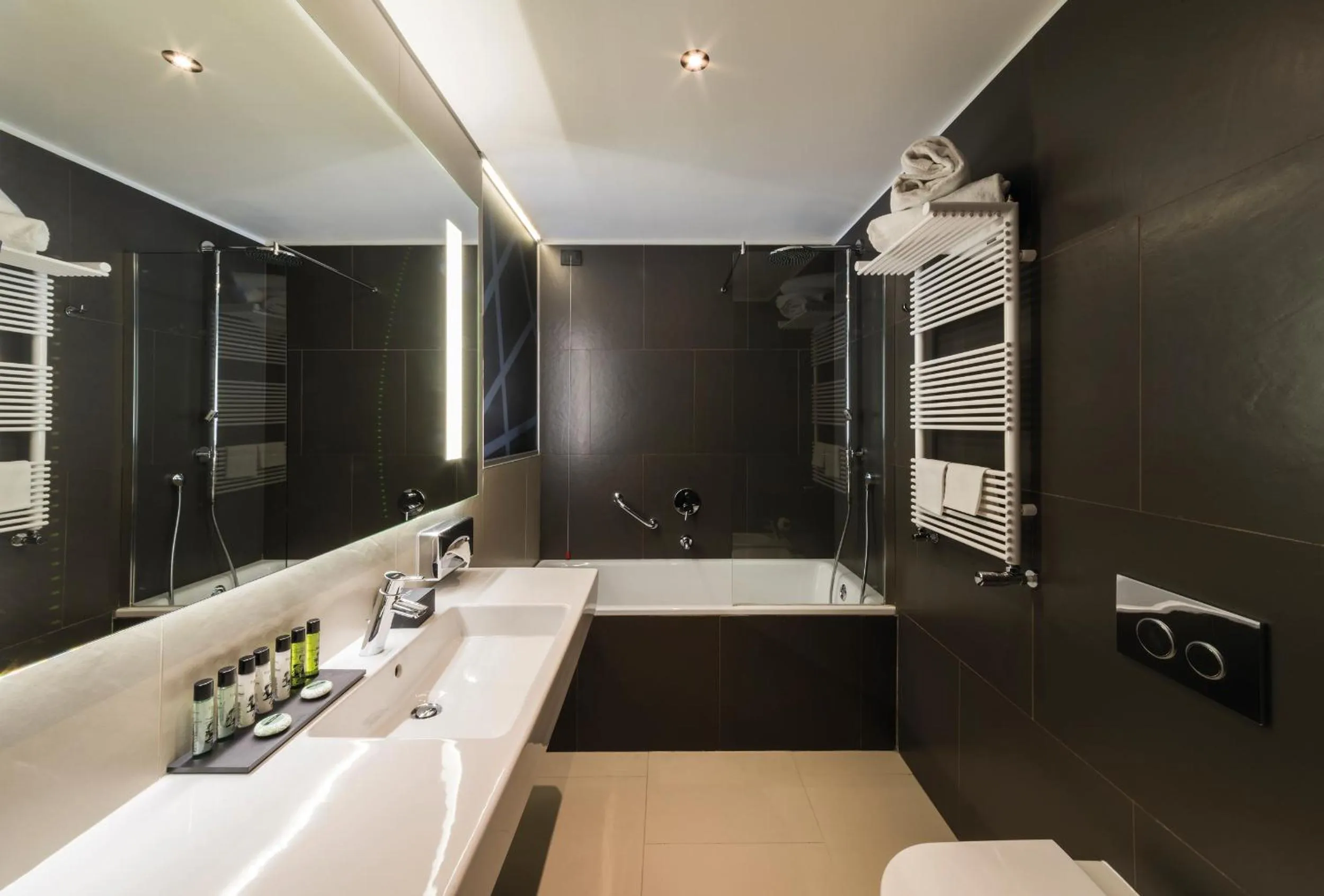 Shower in Hotel Manin