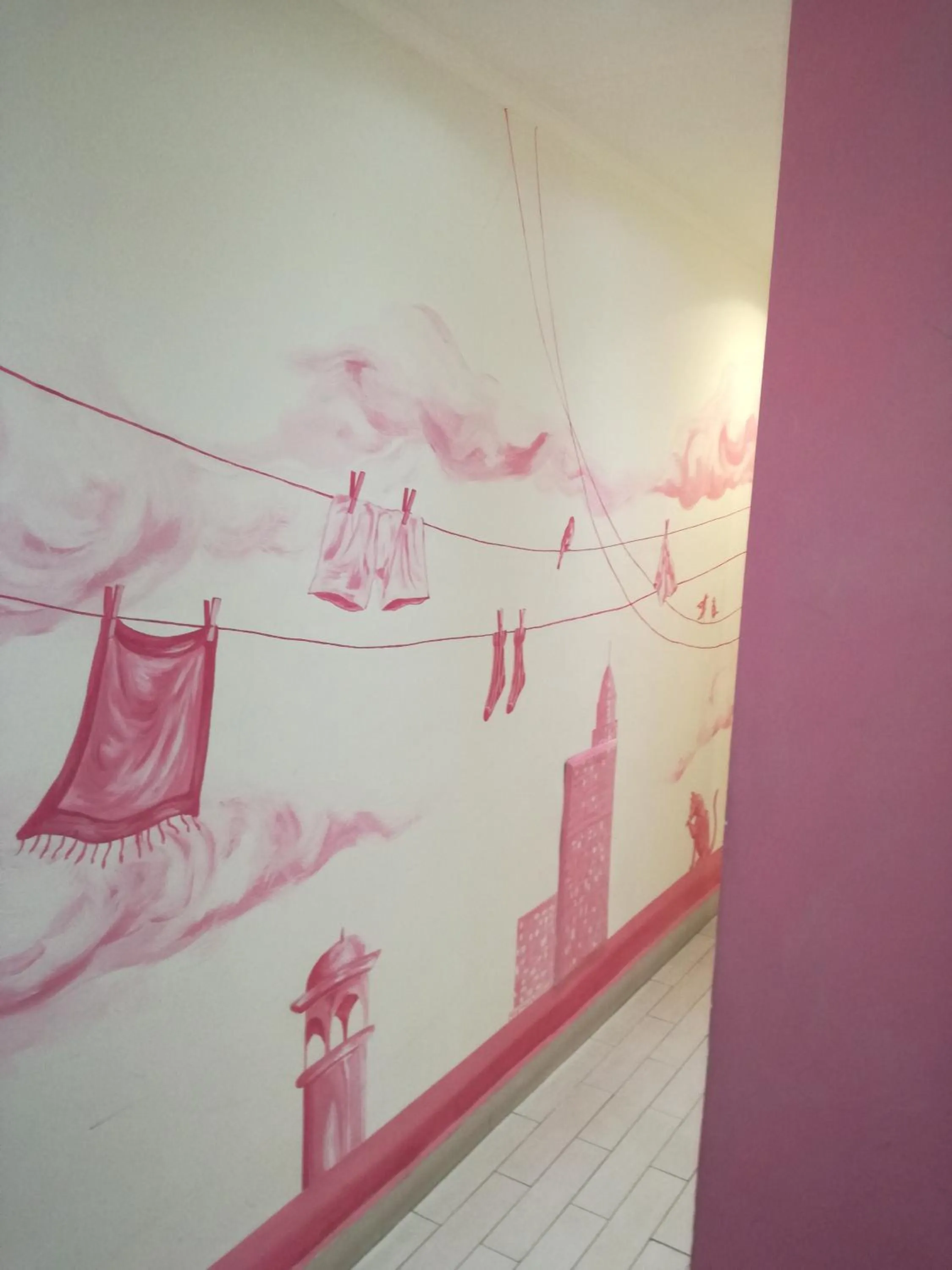 Decorative detail in B&B Rainbow