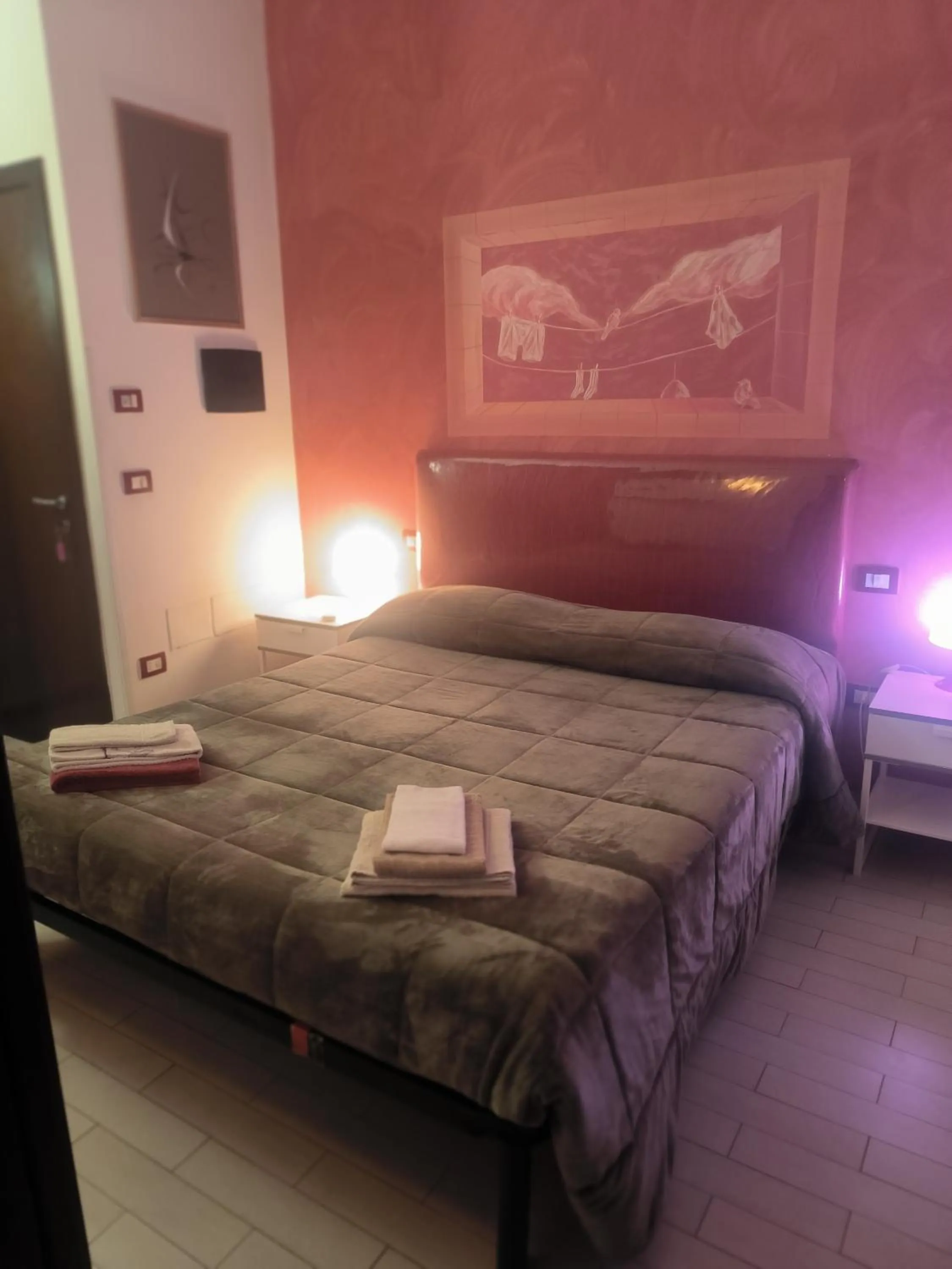 Bedroom, Bed in B&B Rainbow