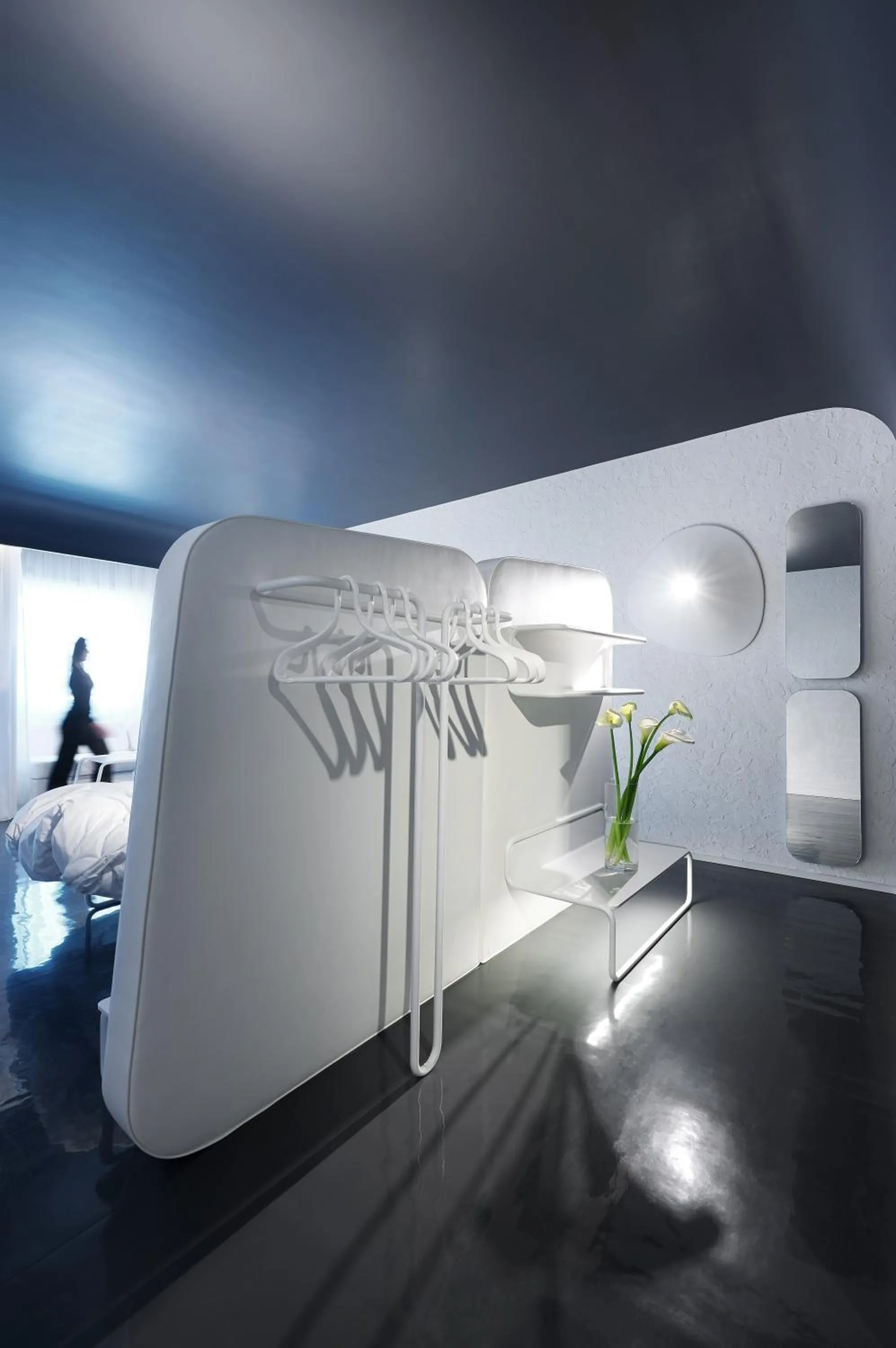 Bedroom, Bed in Hotel Ripa Roma